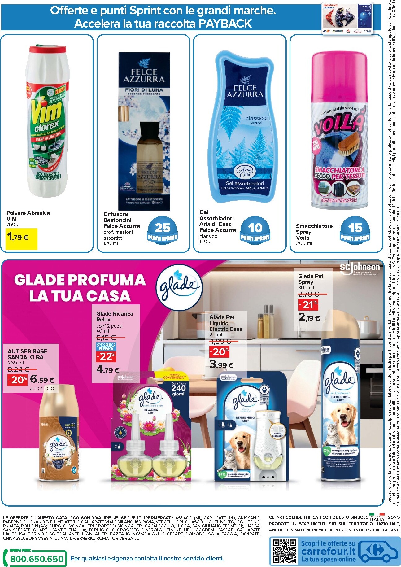 carrefour - Volantino Carrefour - Punti Sprint Payback per la prossima settimana dal martedì 16/06/2026 al lunedì 29/06/2026 - page: 20