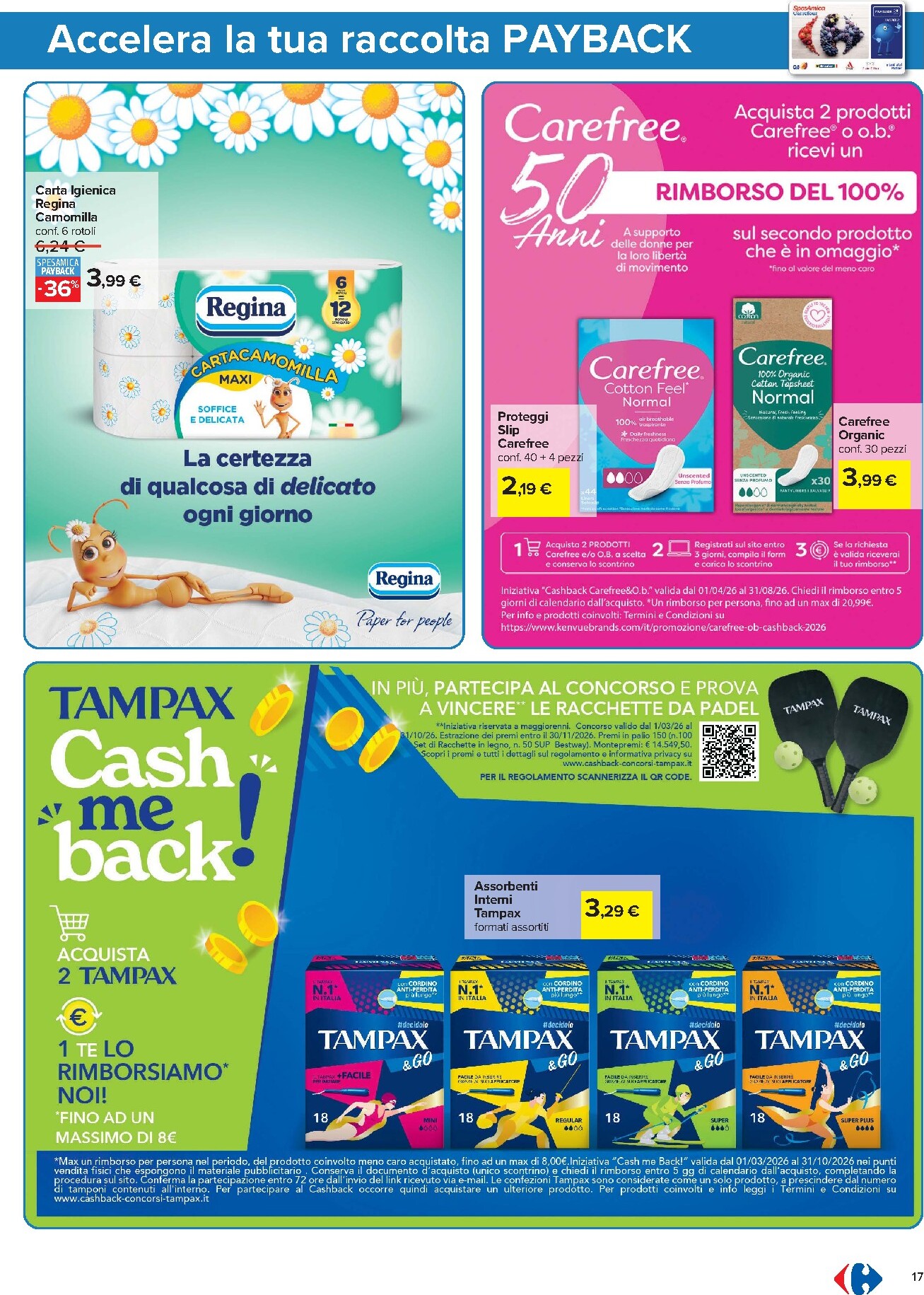 carrefour - Volantino Carrefour - Punti Sprint Payback per la prossima settimana dal martedì 16/06/2026 al lunedì 29/06/2026 - page: 17