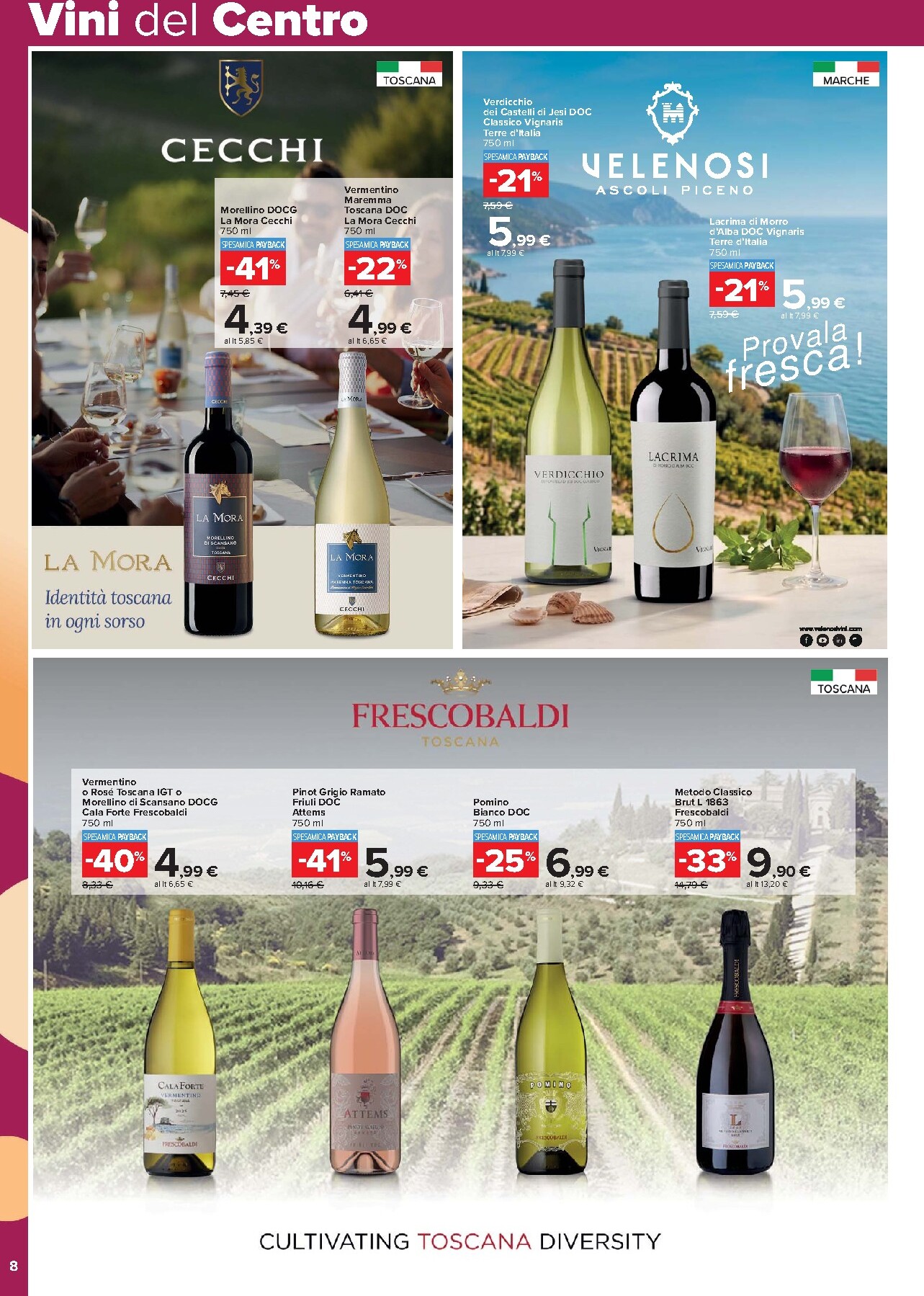 carrefour - Volantino Carrefour - Speciale Vini per la prossima settimana dal venerdì 19/06/2026 al mercoledì 05/08/2026 - page: 8
