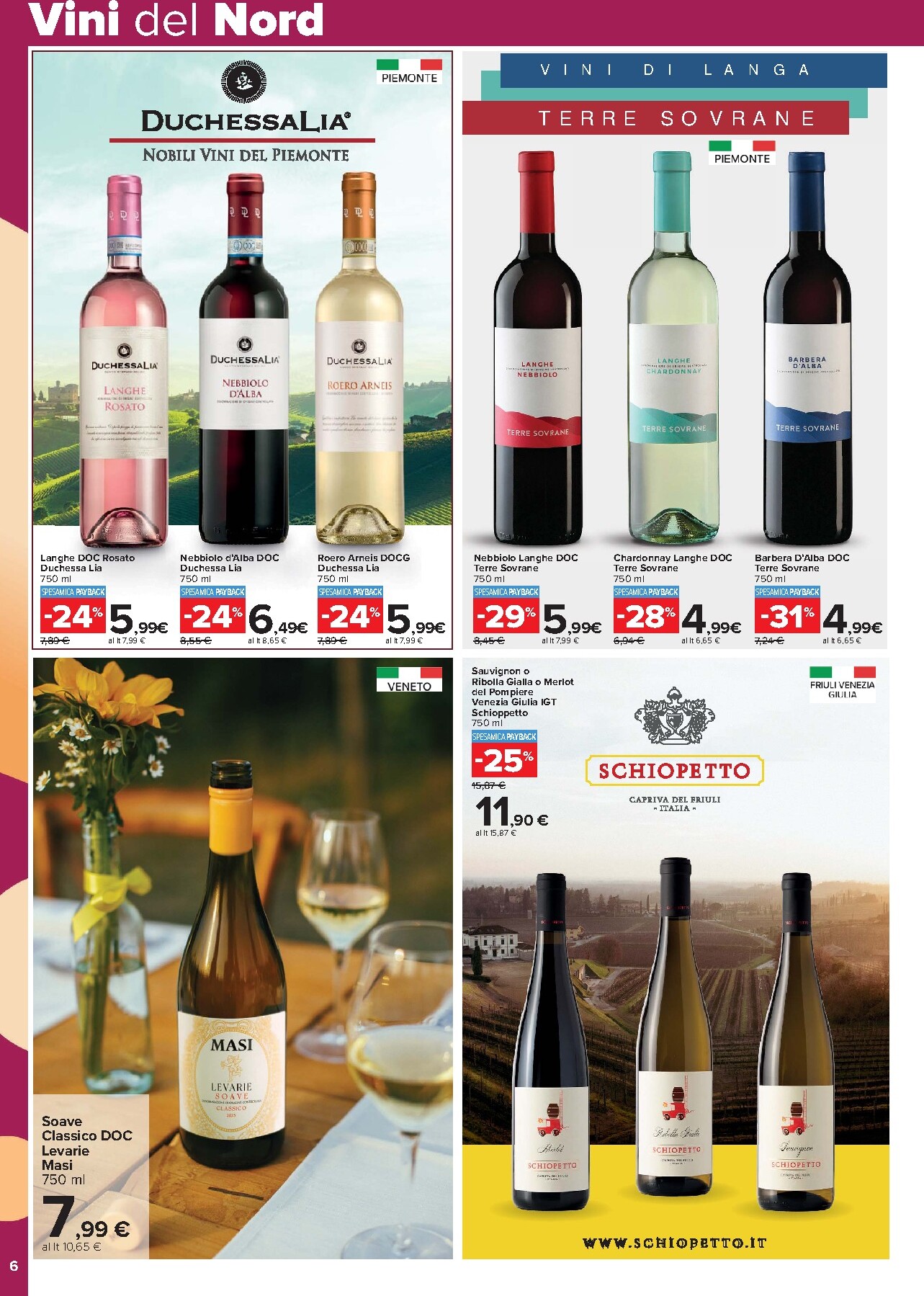 carrefour - Volantino Carrefour - Speciale Vini per la prossima settimana dal venerdì 19/06/2026 al mercoledì 05/08/2026 - page: 6