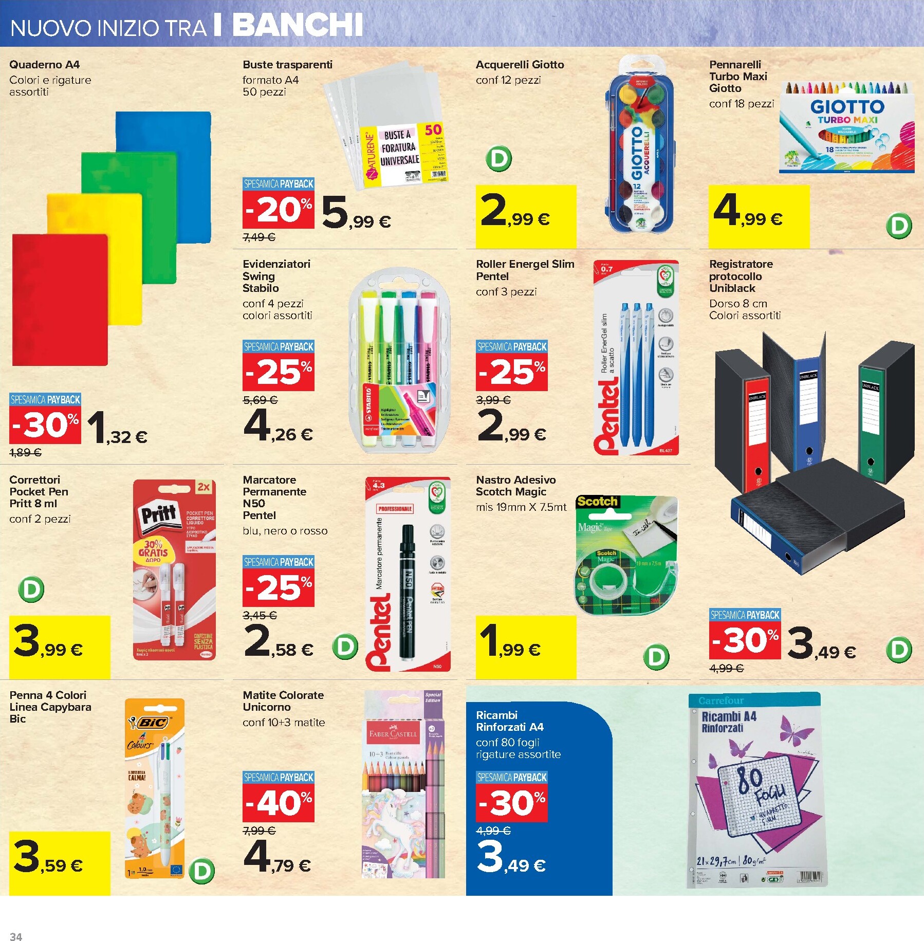 carrefour - Volantino futuro Carrefour - Prezzi Bollenti valido dal giovedì 06/08/2026 al mercoledì 19/08/2026 - page: 34