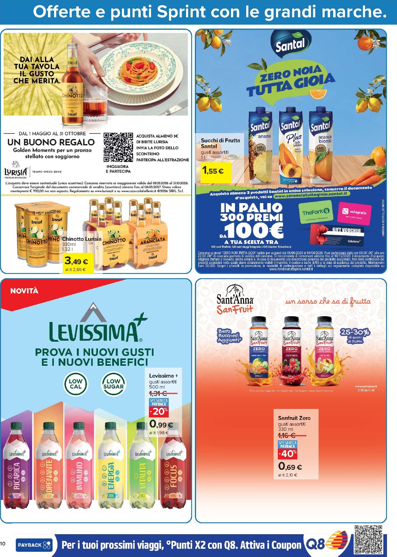 carrefour - Volantino futuro Carrefour - Punti Sprint Payback valido dal giovedì 06/08/2026 al mercoledì 19/08/2026 - page: 10