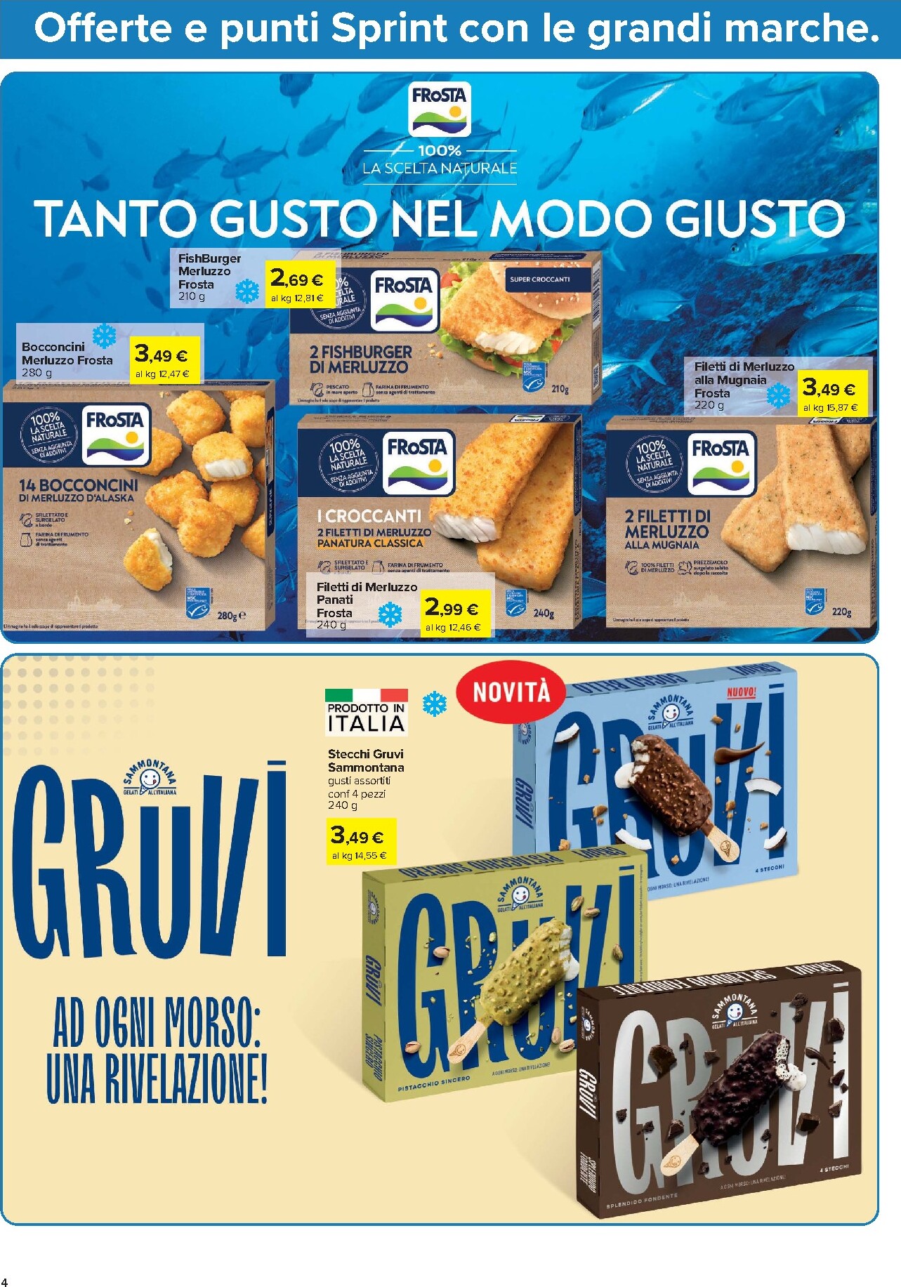 carrefour - Volantino futuro Carrefour - Punti Sprint Payback valido dal giovedì 20/08/2026 al giovedì 03/09/2026 - page: 4