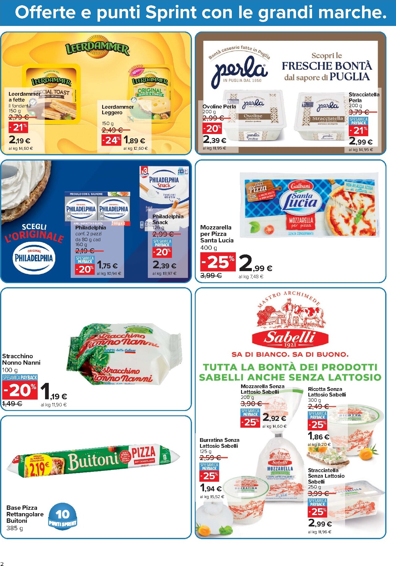 carrefour - Volantino futuro Carrefour - Punti Sprint Payback valido dal giovedì 20/08/2026 al giovedì 03/09/2026 - page: 2