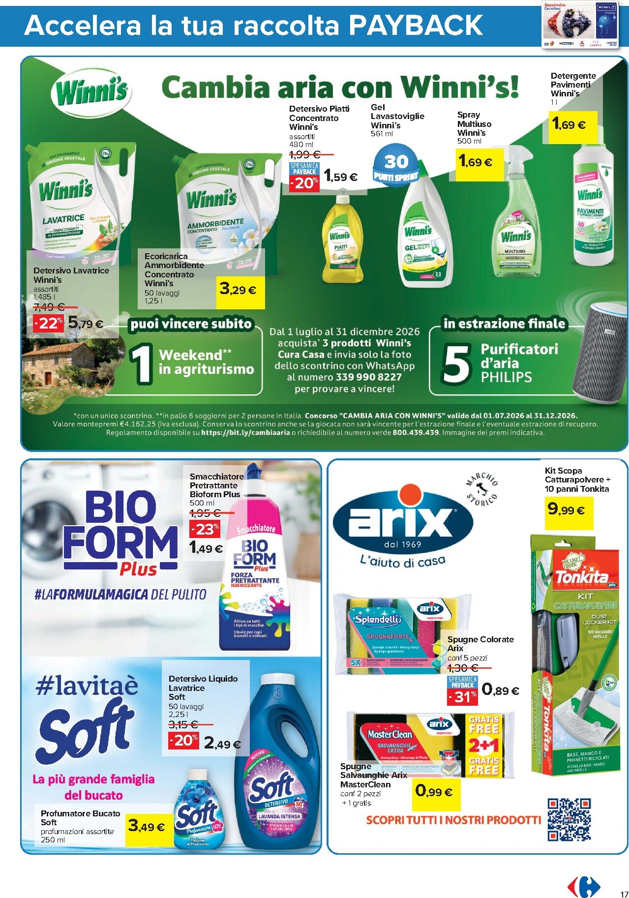 carrefour - Volantino futuro Carrefour - Punti Sprint Payback valido dal giovedì 20/08/2026 al giovedì 03/09/2026 - page: 17