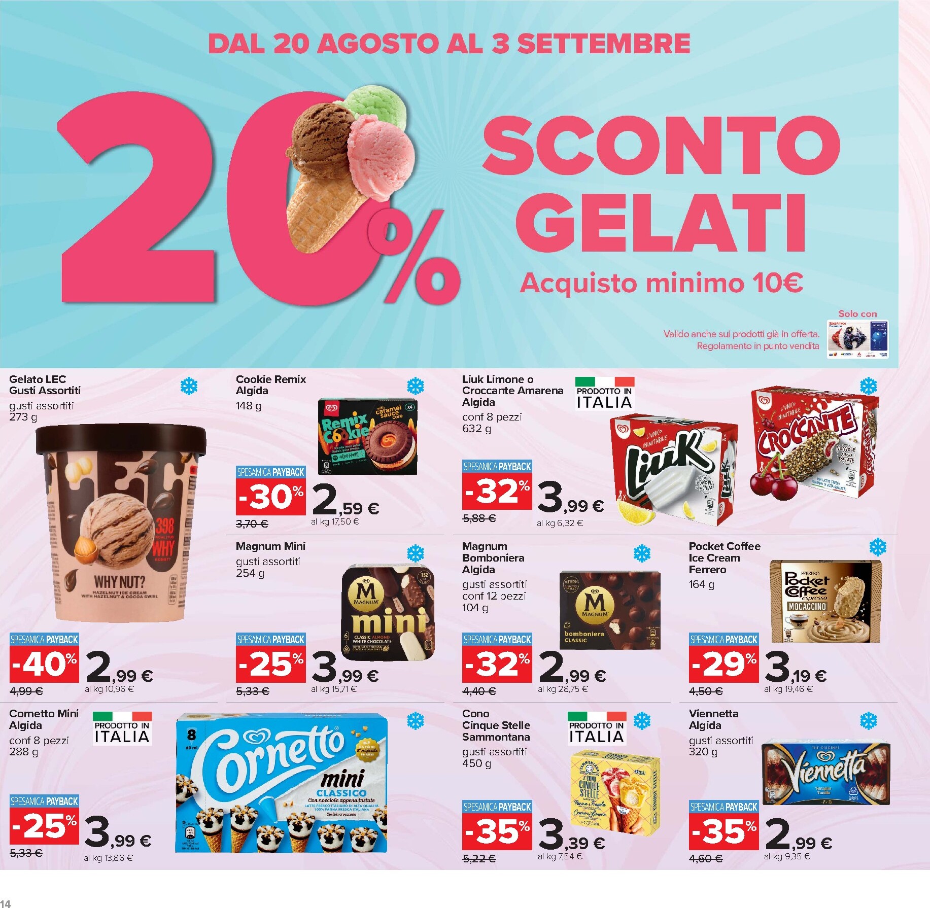 carrefour - Volantino futuro Carrefour - Prezzi Freschi valido dal giovedì 20/08/2026 al giovedì 03/09/2026 - page: 14