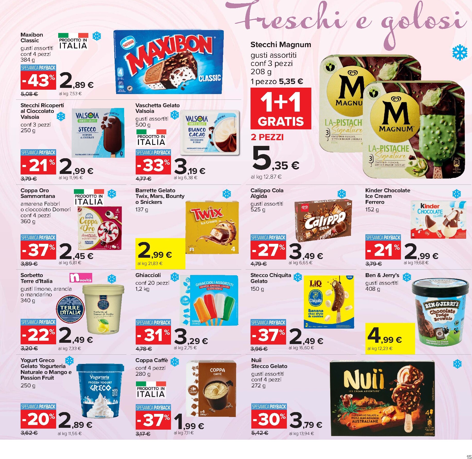 carrefour - Volantino futuro Carrefour - Prezzi Freschi valido dal giovedì 20/08/2026 al giovedì 03/09/2026 - page: 15