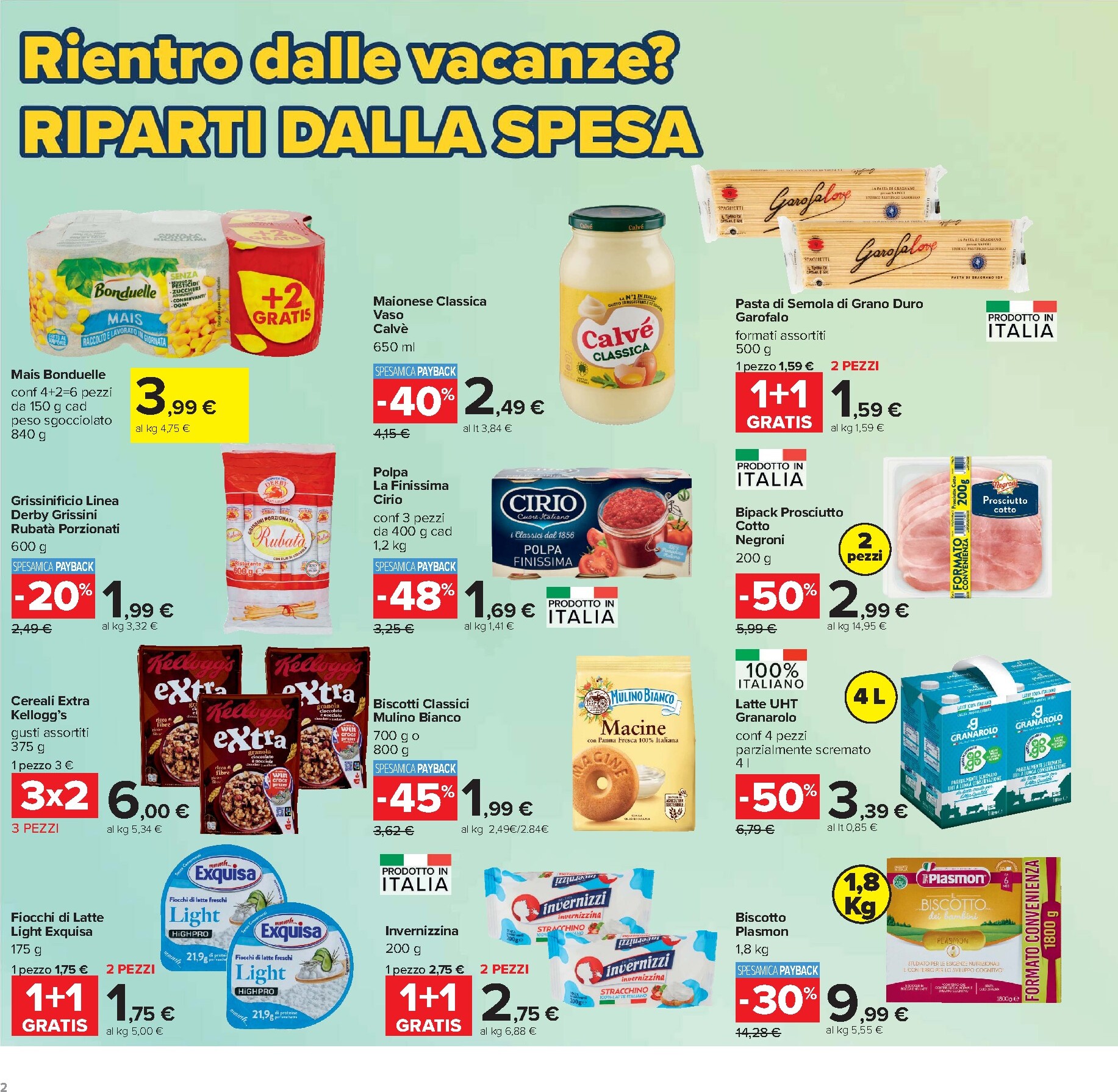 carrefour - Volantino futuro Carrefour - Prezzi Freschi valido dal giovedì 20/08/2026 al giovedì 03/09/2026 - page: 2