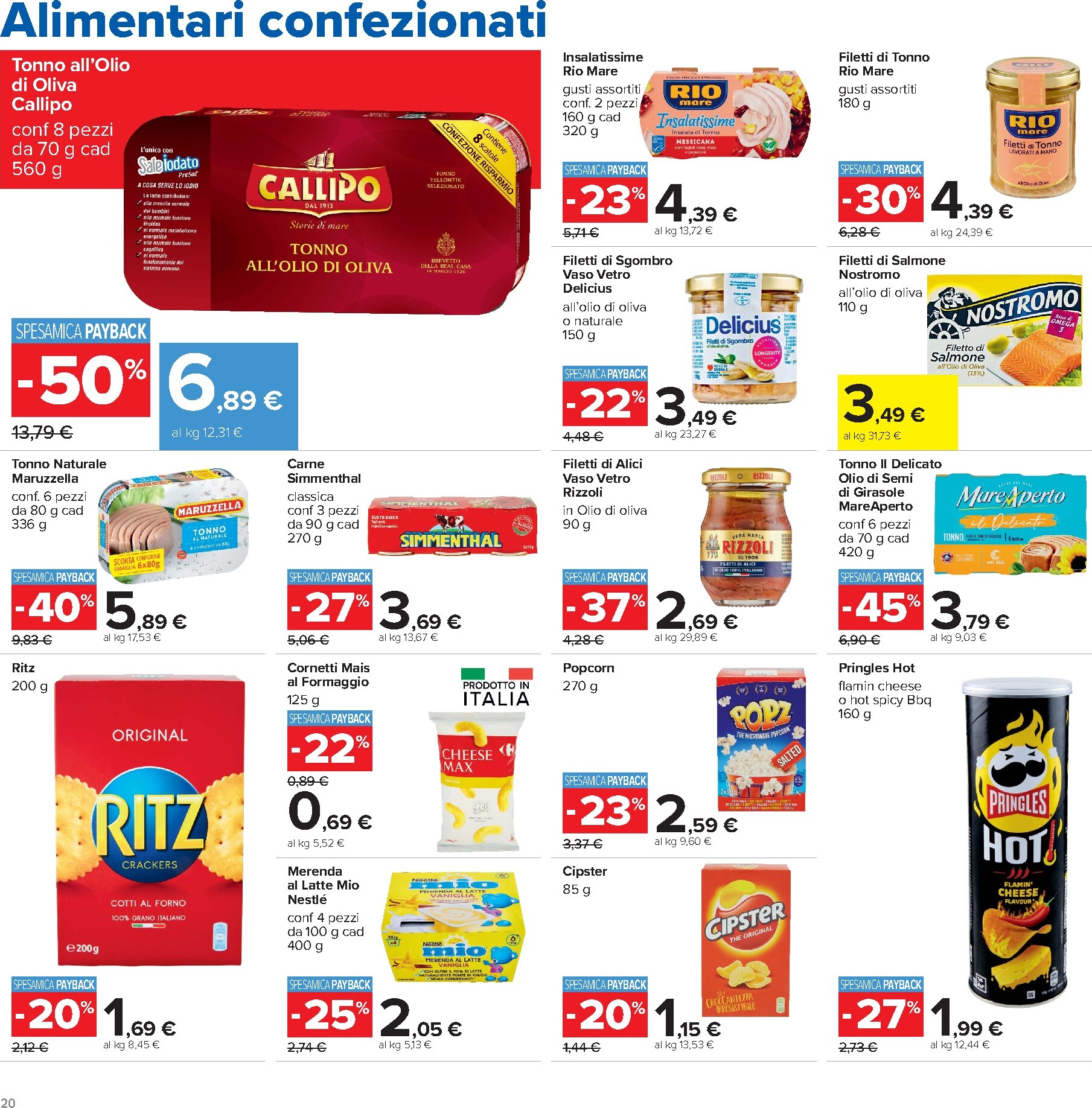 carrefour - Volantino futuro Carrefour - Prezzi Freschi valido dal giovedì 20/08/2026 al giovedì 03/09/2026 - page: 20