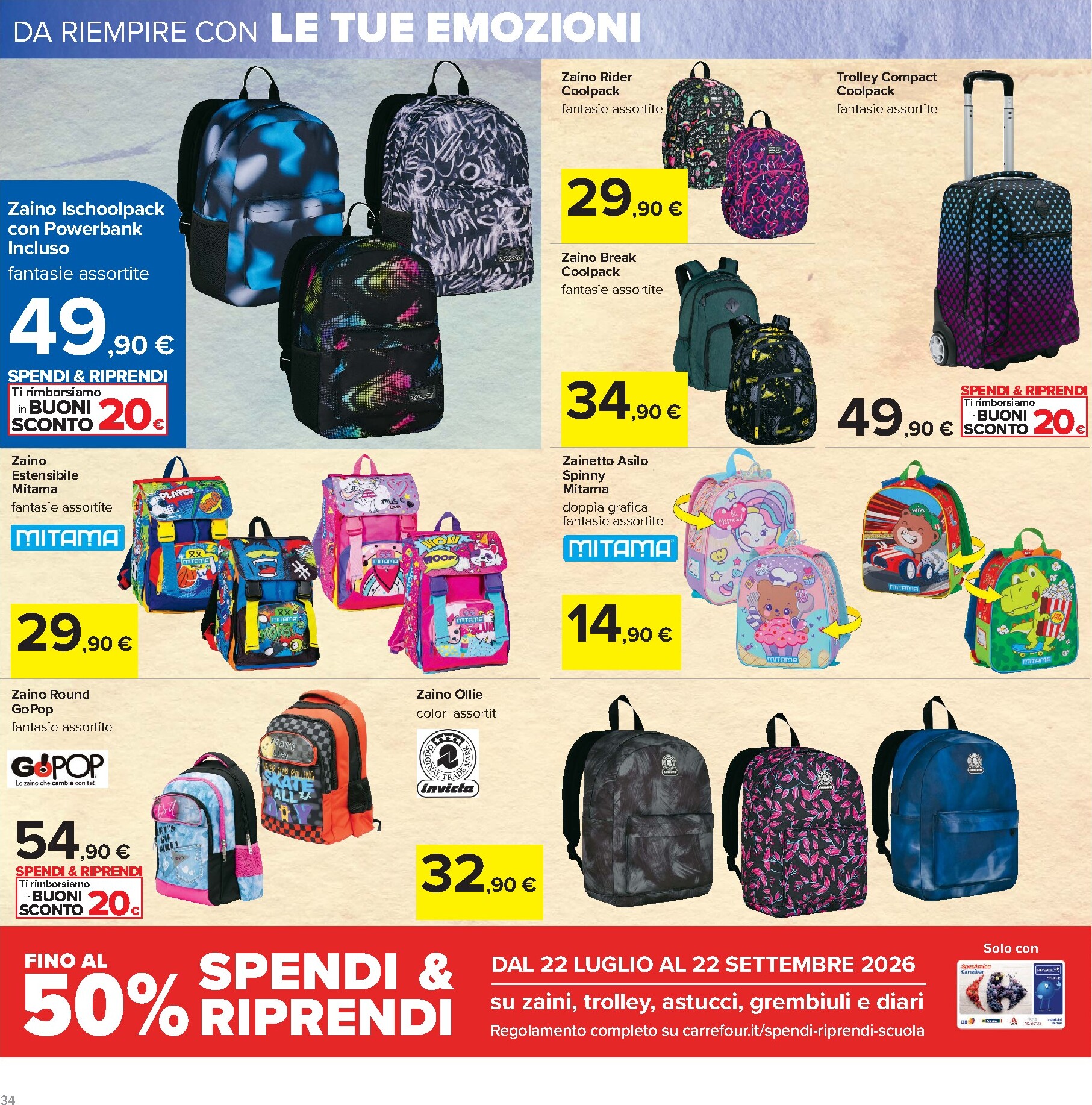 carrefour - Volantino futuro Carrefour - Prezzi Freschi valido dal giovedì 20/08/2026 al giovedì 03/09/2026 - page: 34