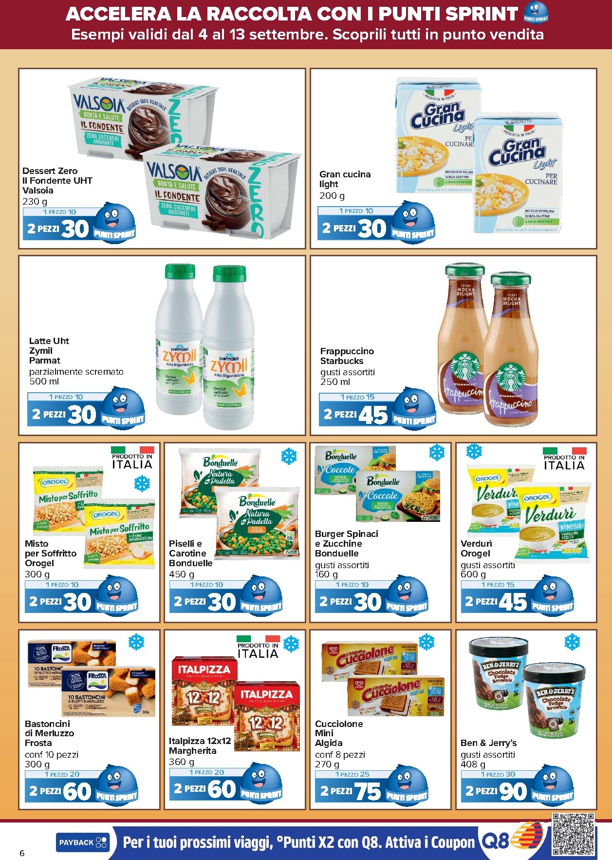 carrefour - Volantino Carrefour - Punti Sprint Payback per la prossima settimana dal venerdì 04/09/2026 al domenica 13/09/2026 - page: 6
