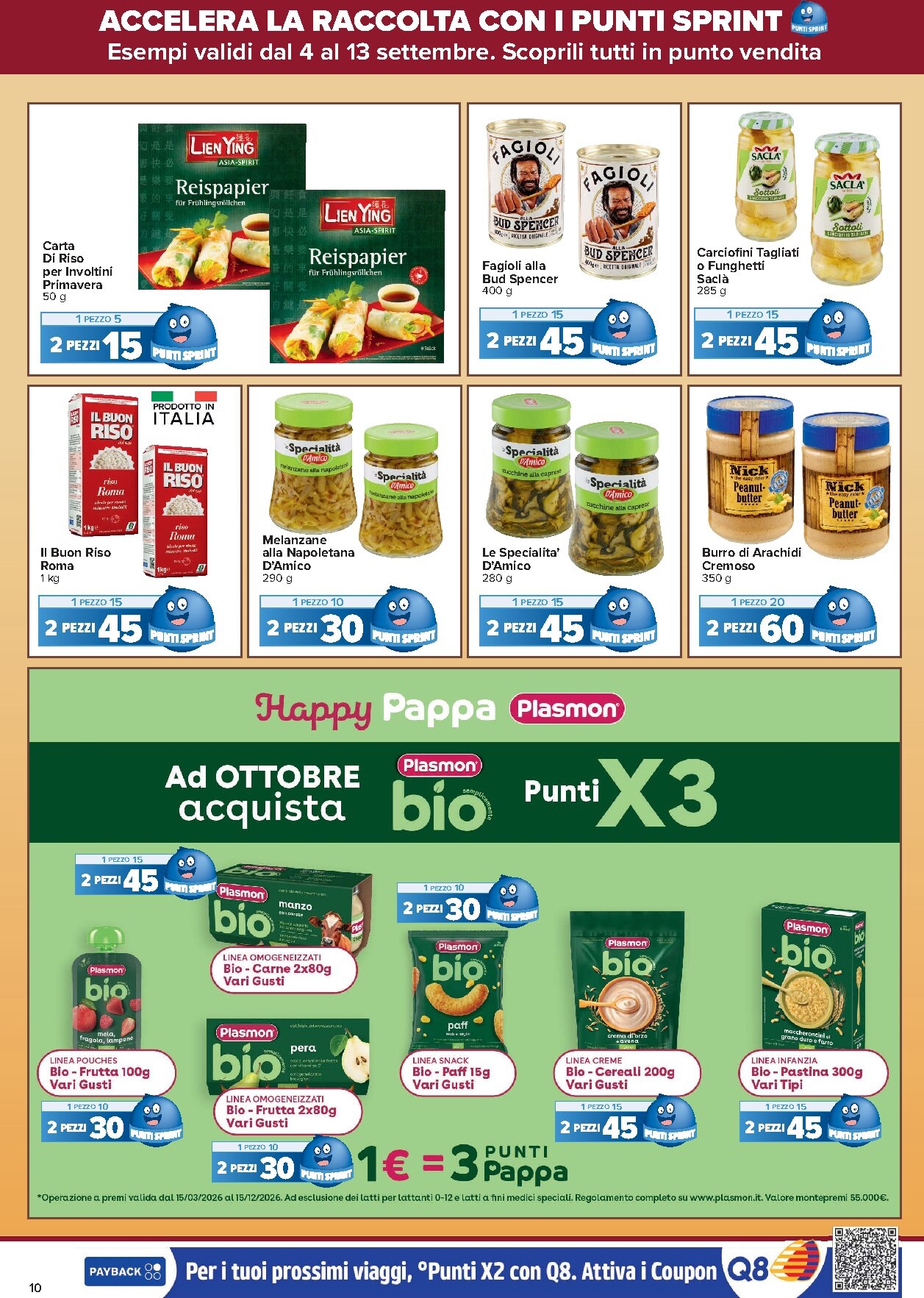 carrefour - Volantino Carrefour - Punti Sprint Payback per la prossima settimana dal venerdì 04/09/2026 al domenica 13/09/2026 - page: 10
