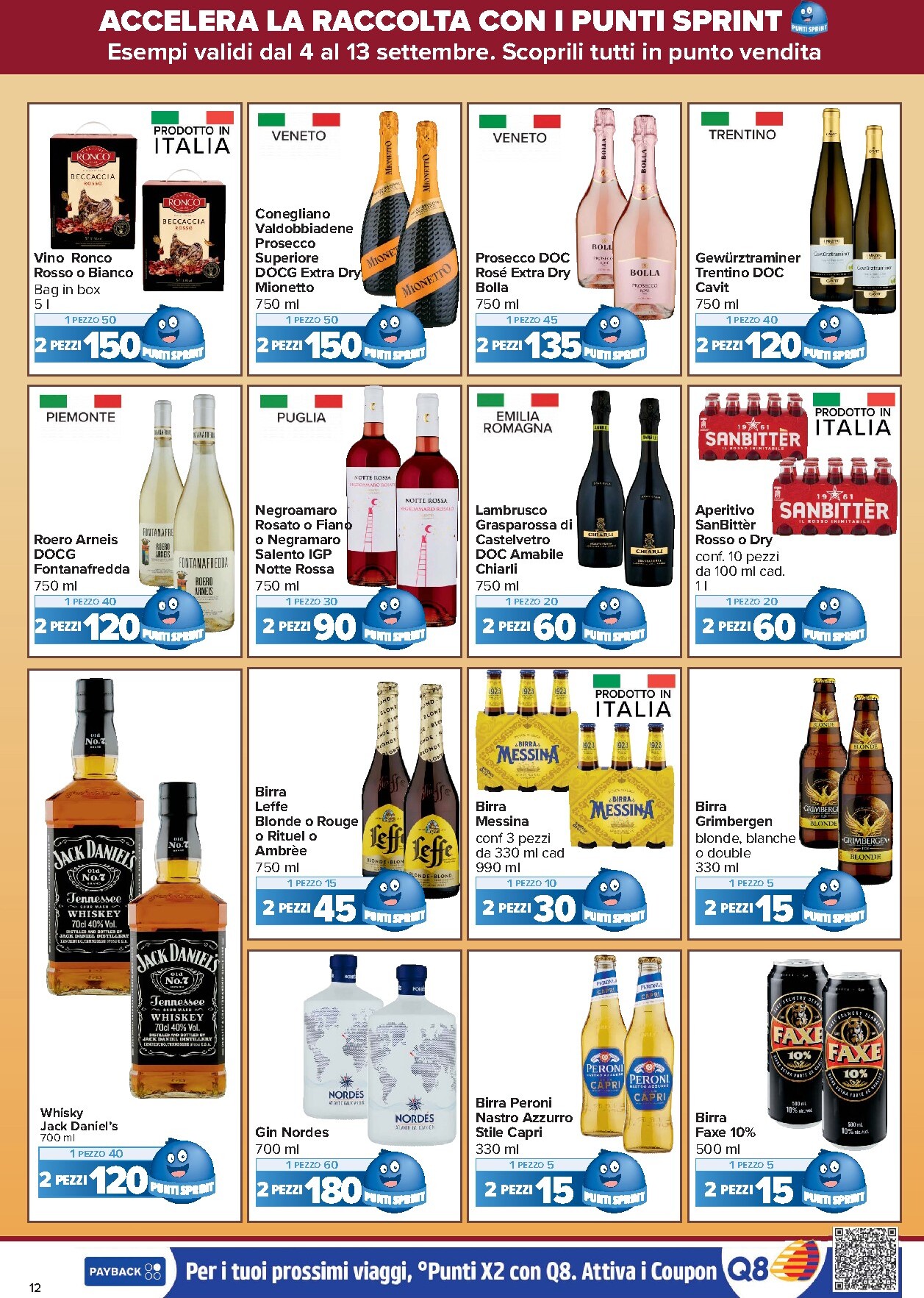 carrefour - Volantino Carrefour - Punti Sprint Payback per la prossima settimana dal venerdì 04/09/2026 al domenica 13/09/2026 - page: 12