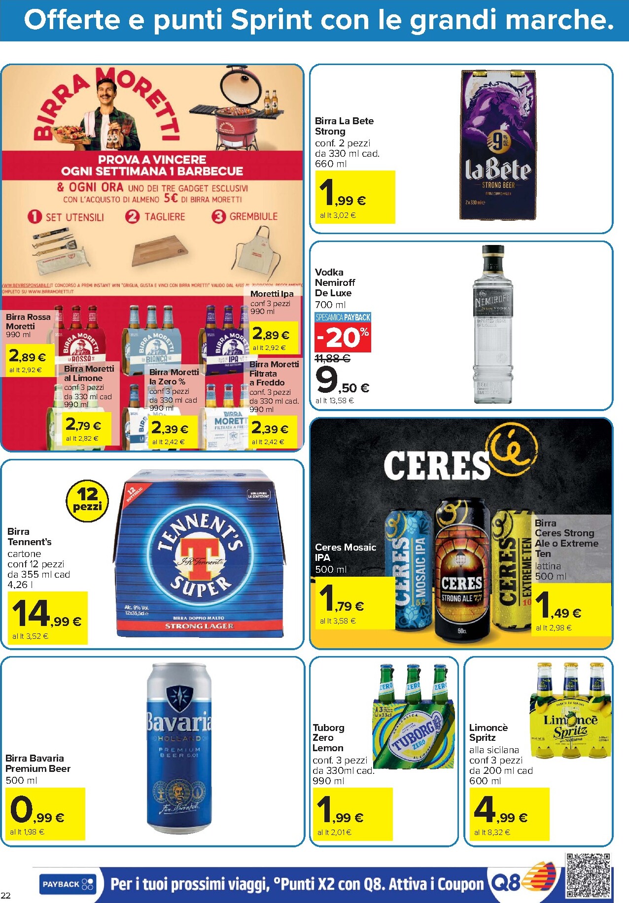 carrefour - Volantino Carrefour - Punti Sprint Payback per la prossima settimana dal venerdì 04/09/2026 al domenica 13/09/2026 - page: 22