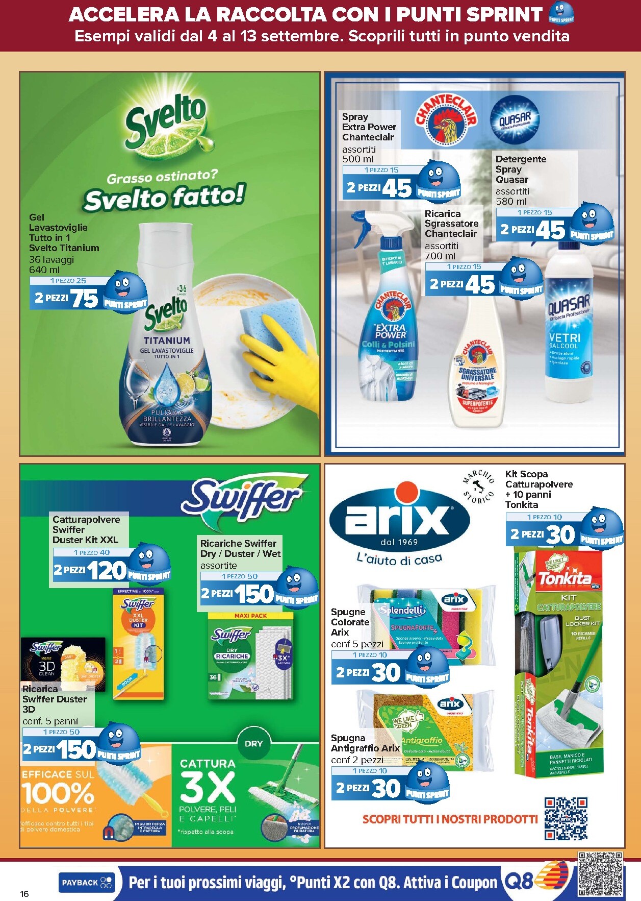 carrefour - Volantino Carrefour - Punti Sprint Payback per la prossima settimana dal venerdì 04/09/2026 al domenica 13/09/2026 - page: 16