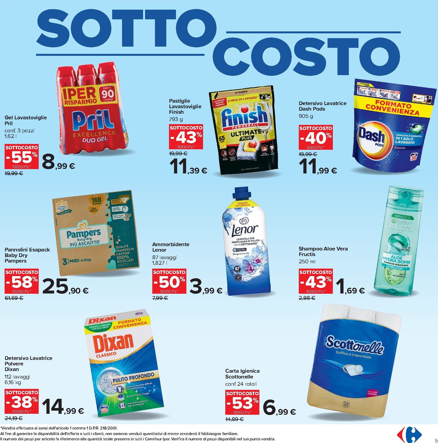 carrefour - Volantino Carrefour per la prossima settimana dal venerdì 04/09/2026 al domenica 13/09/2026 - page: 5
