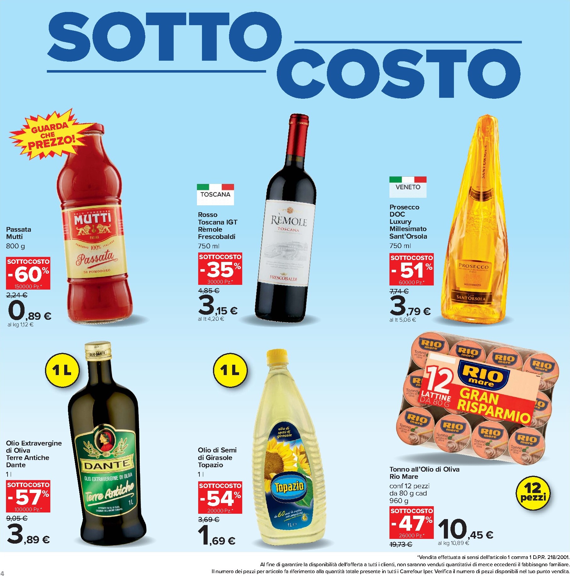 carrefour - Volantino Carrefour per la prossima settimana dal venerdì 04/09/2026 al domenica 13/09/2026 - page: 4