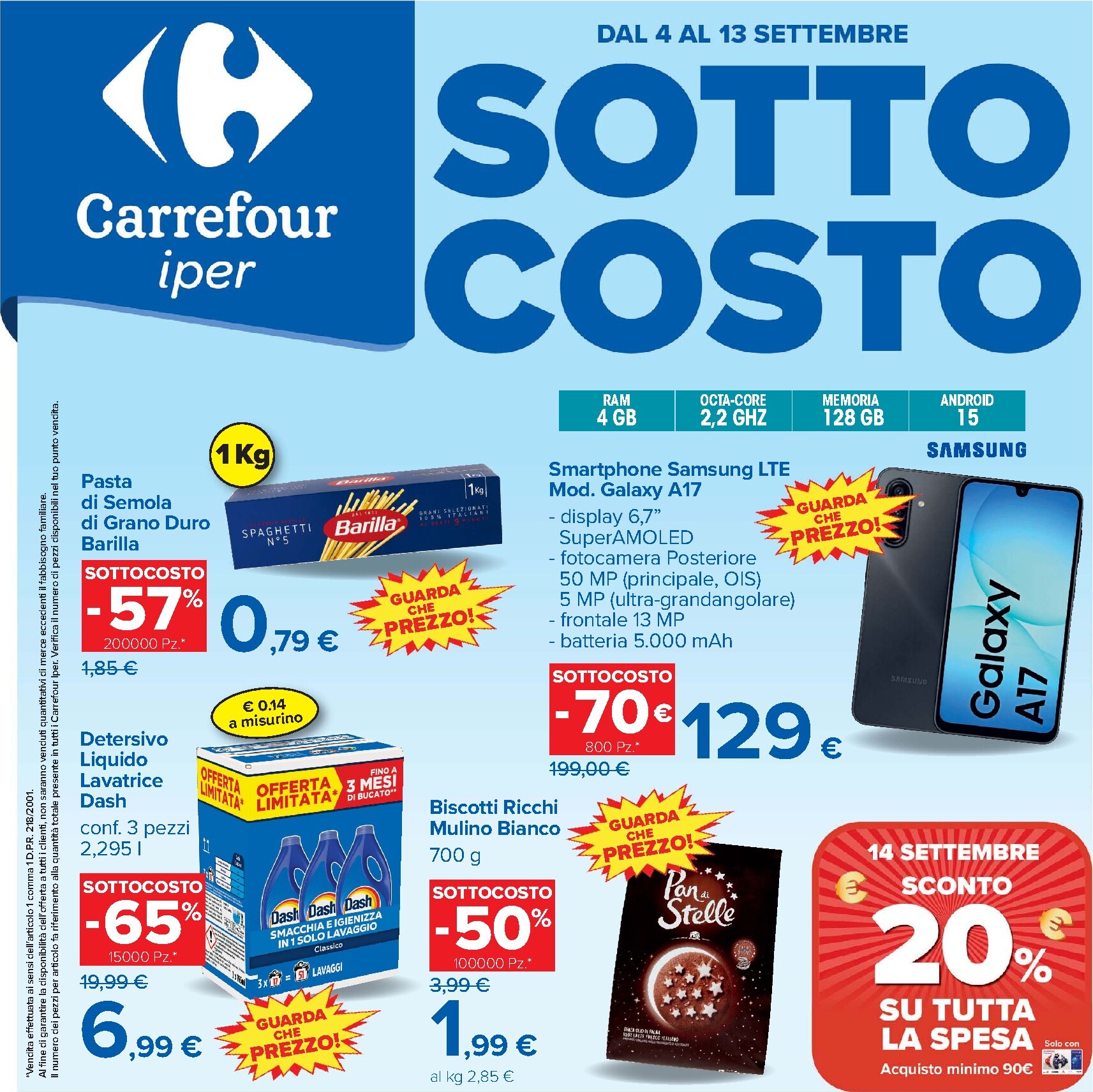 carrefour - Volantino Carrefour per la prossima settimana dal venerdì 04/09/2026 al domenica 13/09/2026 - page: 1