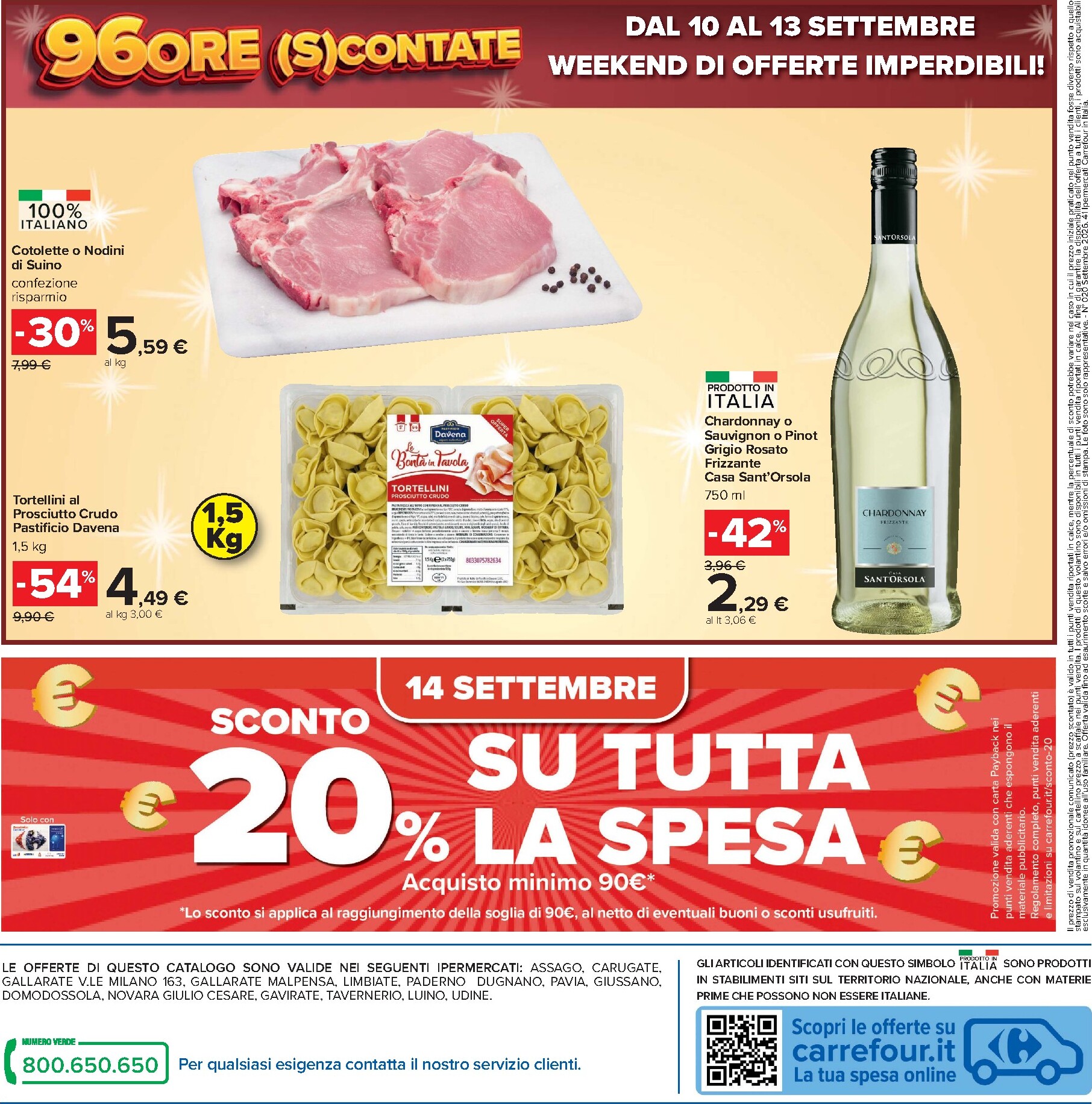 carrefour - Volantino Carrefour per la prossima settimana dal venerdì 04/09/2026 al domenica 13/09/2026 - page: 50