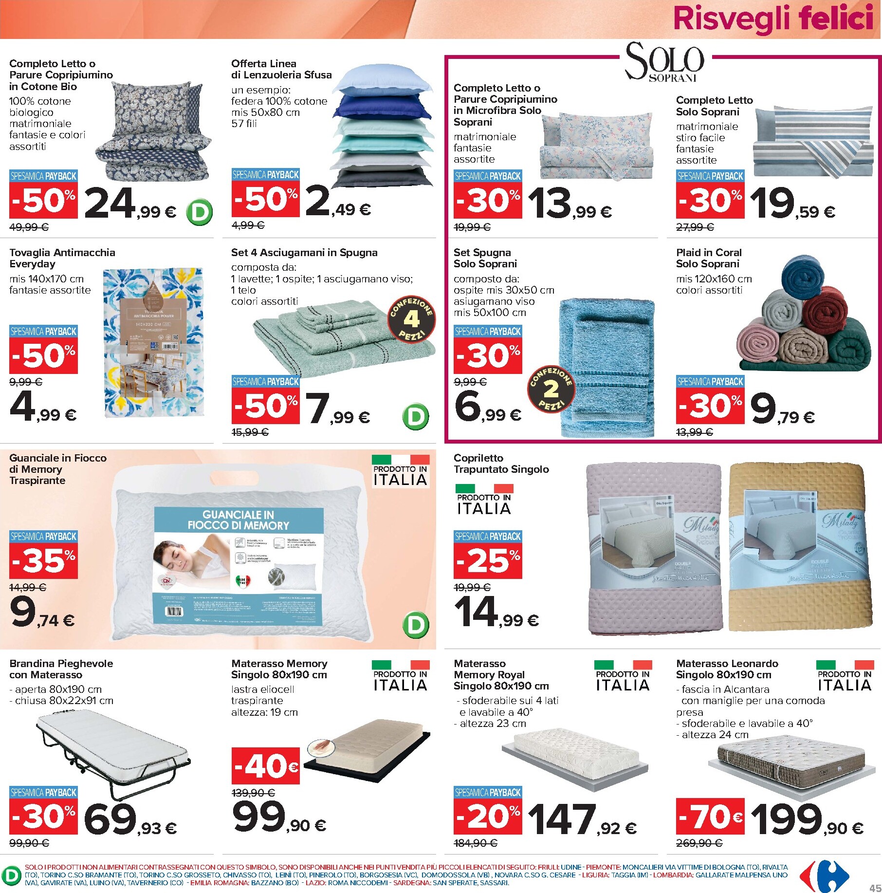 carrefour - Volantino Carrefour per la prossima settimana dal venerdì 04/09/2026 al domenica 13/09/2026 - page: 45