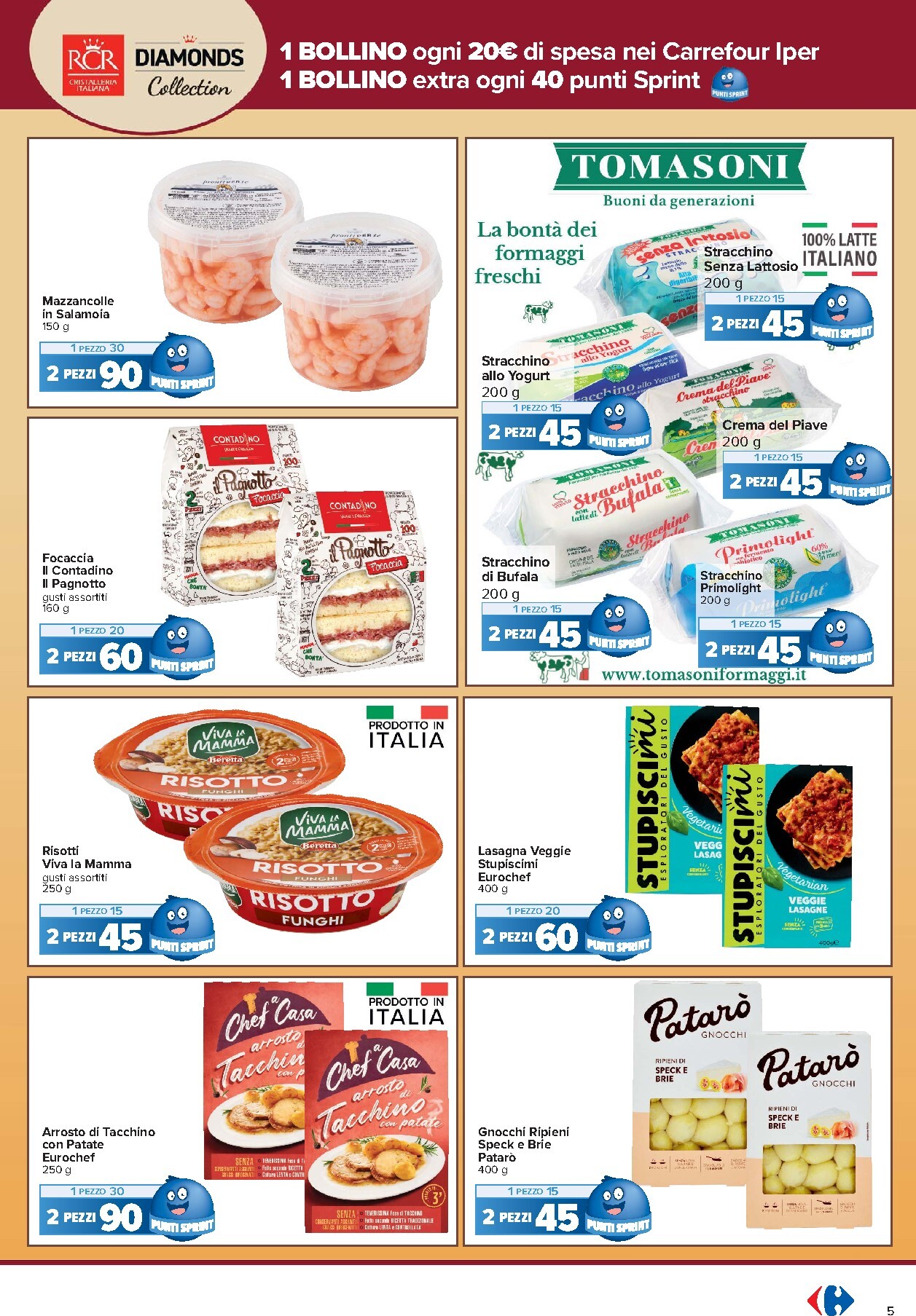 carrefour - Volantino Carrefour - Punti Sprint Payback per la prossima settimana dal martedì 15/09/2026 al lunedì 28/09/2026 - page: 5