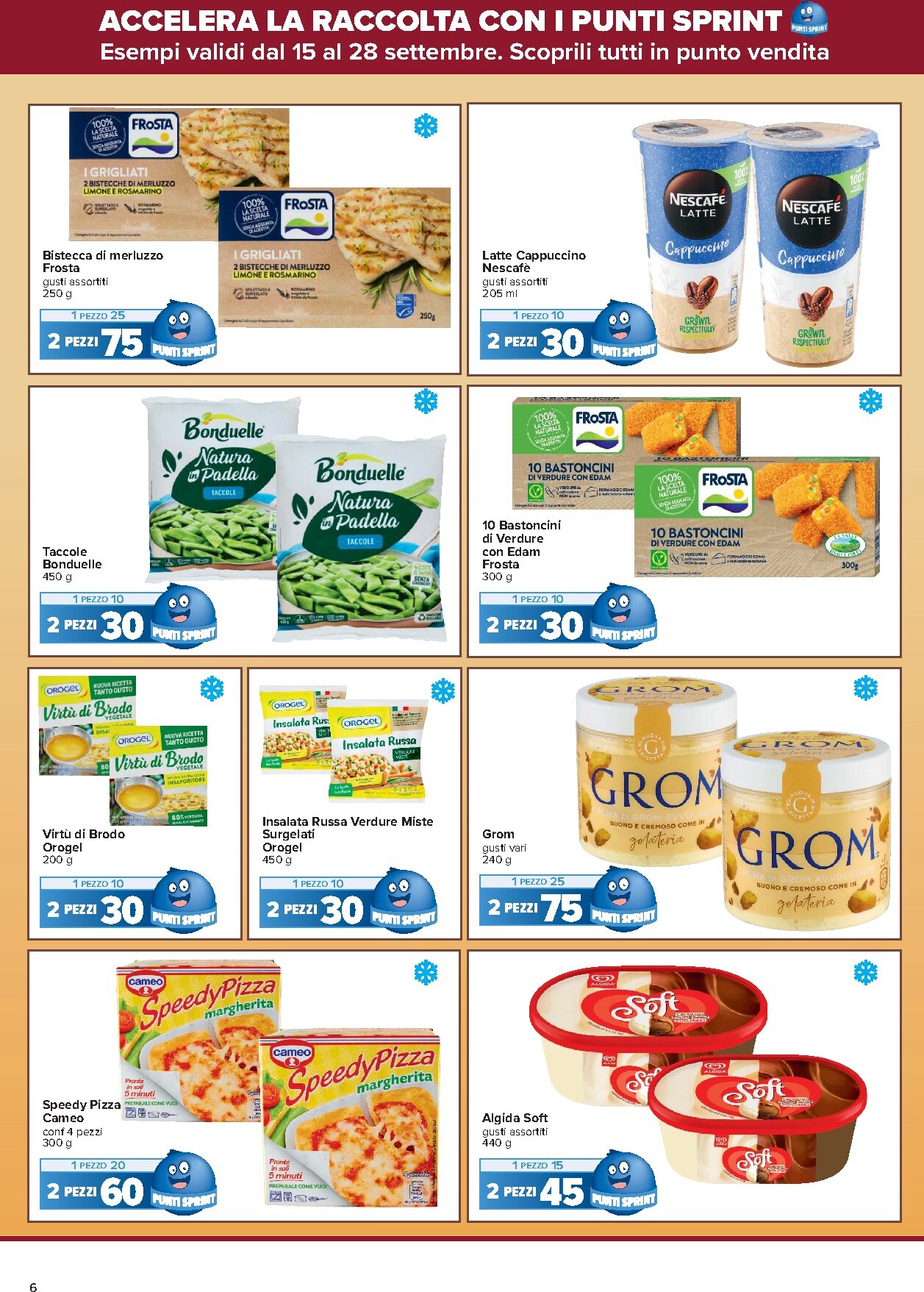 carrefour - Volantino Carrefour - Punti Sprint Payback per la prossima settimana dal martedì 15/09/2026 al lunedì 28/09/2026 - page: 6