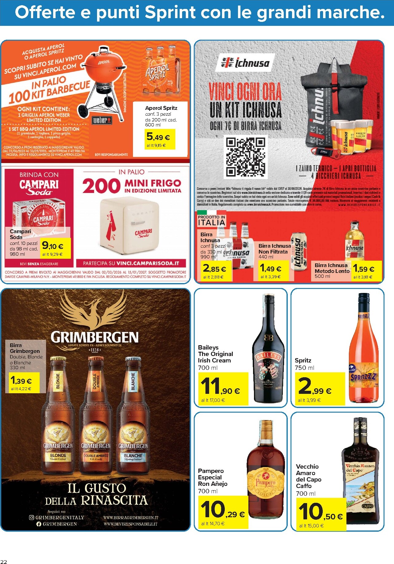 carrefour - Volantino Carrefour - Punti Sprint Payback per la prossima settimana dal martedì 15/09/2026 al lunedì 28/09/2026 - page: 22