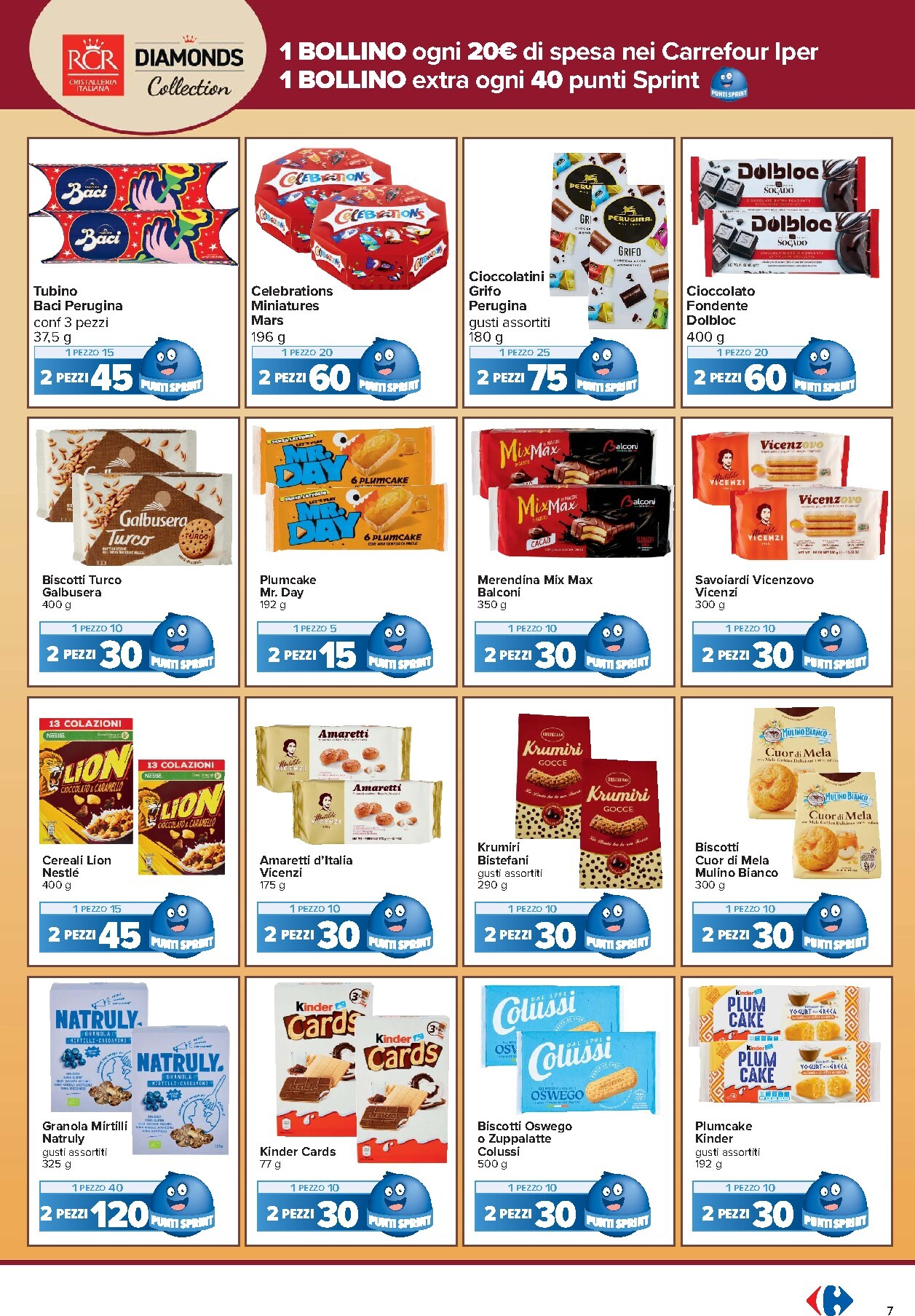 carrefour - Volantino Carrefour - Punti Sprint Payback per la prossima settimana dal martedì 15/09/2026 al lunedì 28/09/2026 - page: 7