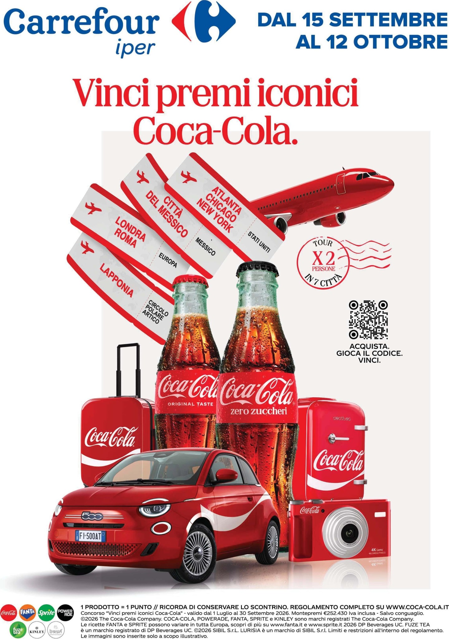carrefour - Volantino Carrefour - Speciale Coca-Cola per la prossima settimana dal martedì 15/09/2026 al lunedì 12/10/2026