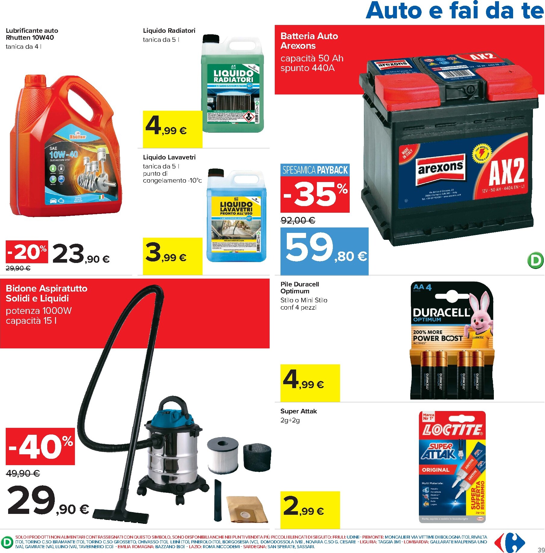 carrefour - Volantino Carrefour - Grandi Marche per la prossima settimana dal martedì 15/09/2026 al lunedì 28/09/2026 - page: 39
