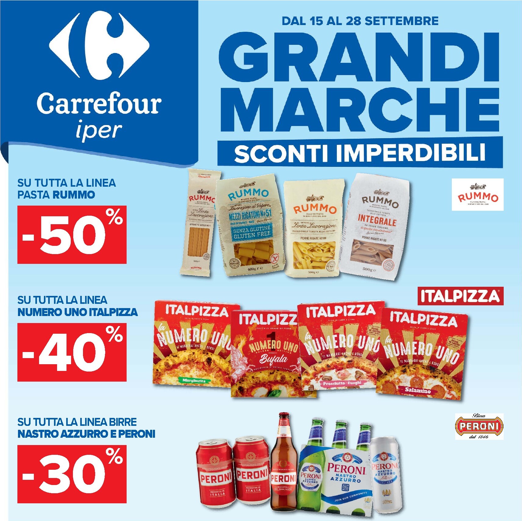 carrefour - Volantino Carrefour - Grandi Marche per la prossima settimana dal martedì 15/09/2026 al lunedì 28/09/2026 - page: 1