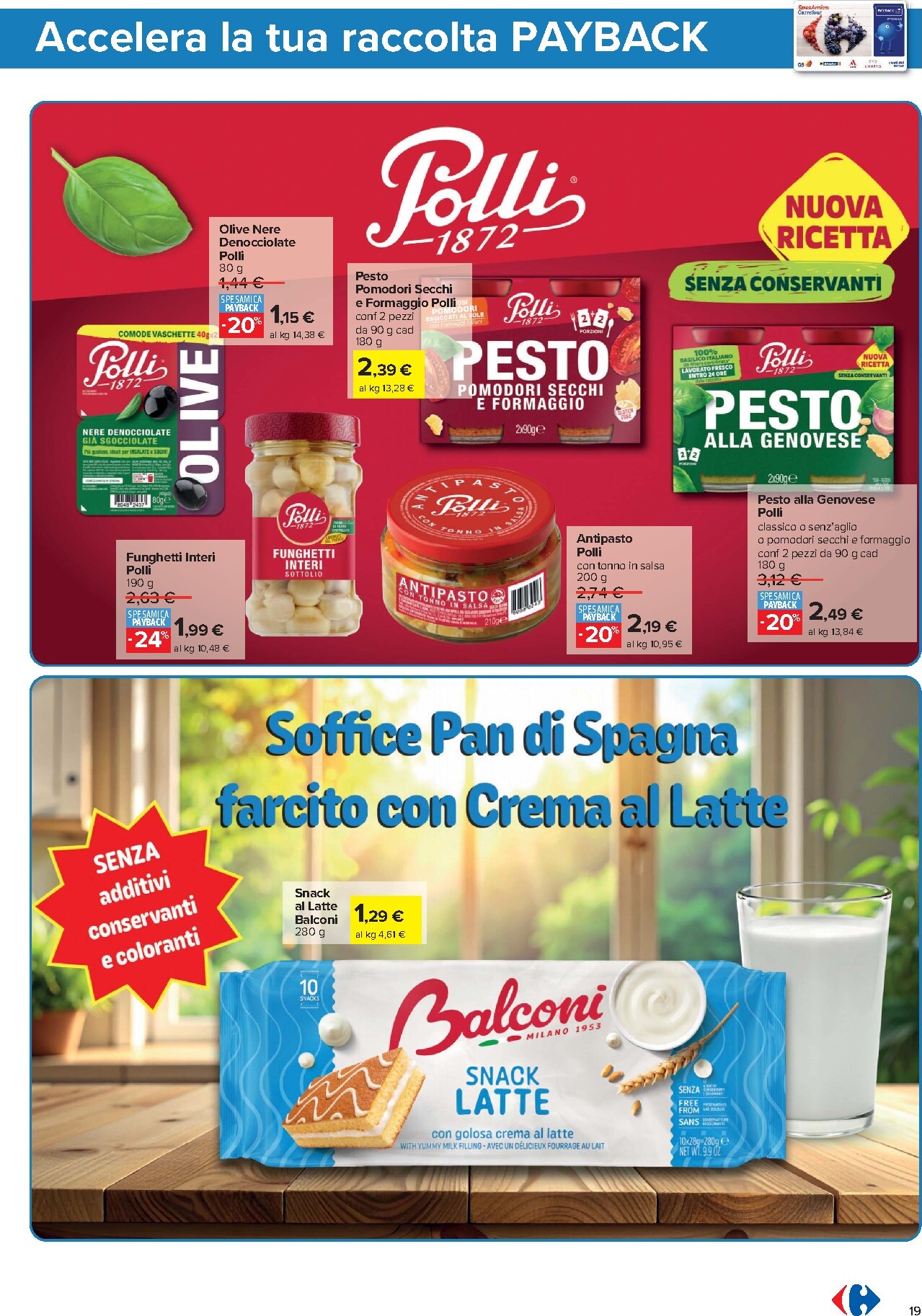 carrefour - Volantino Carrefour - Punti Sprint Payback per la prossima settimana dal martedì 29/09/2026 al lunedì 12/10/2026 - page: 19