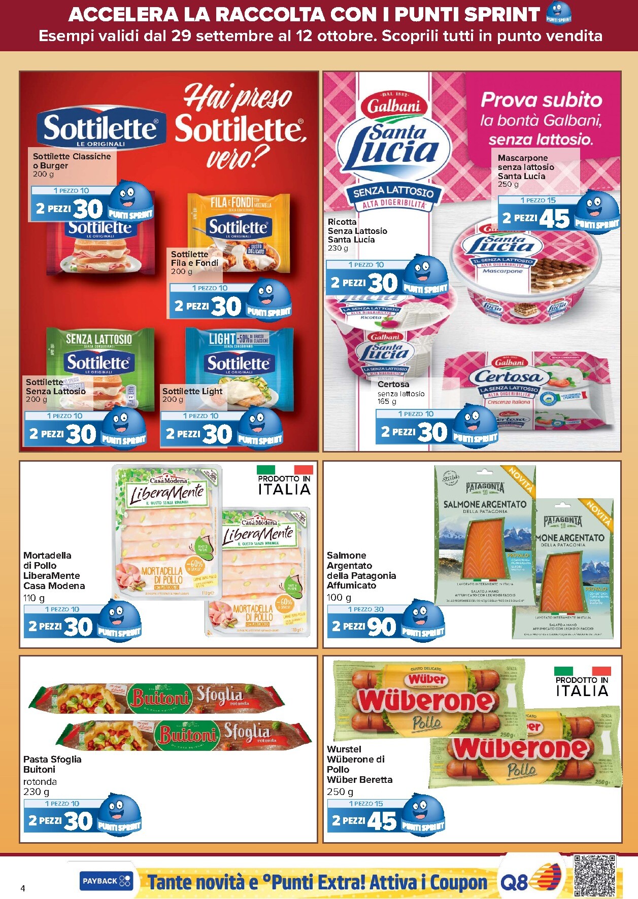 carrefour - Volantino Carrefour - Punti Sprint Payback per la prossima settimana dal martedì 29/09/2026 al lunedì 12/10/2026 - page: 4