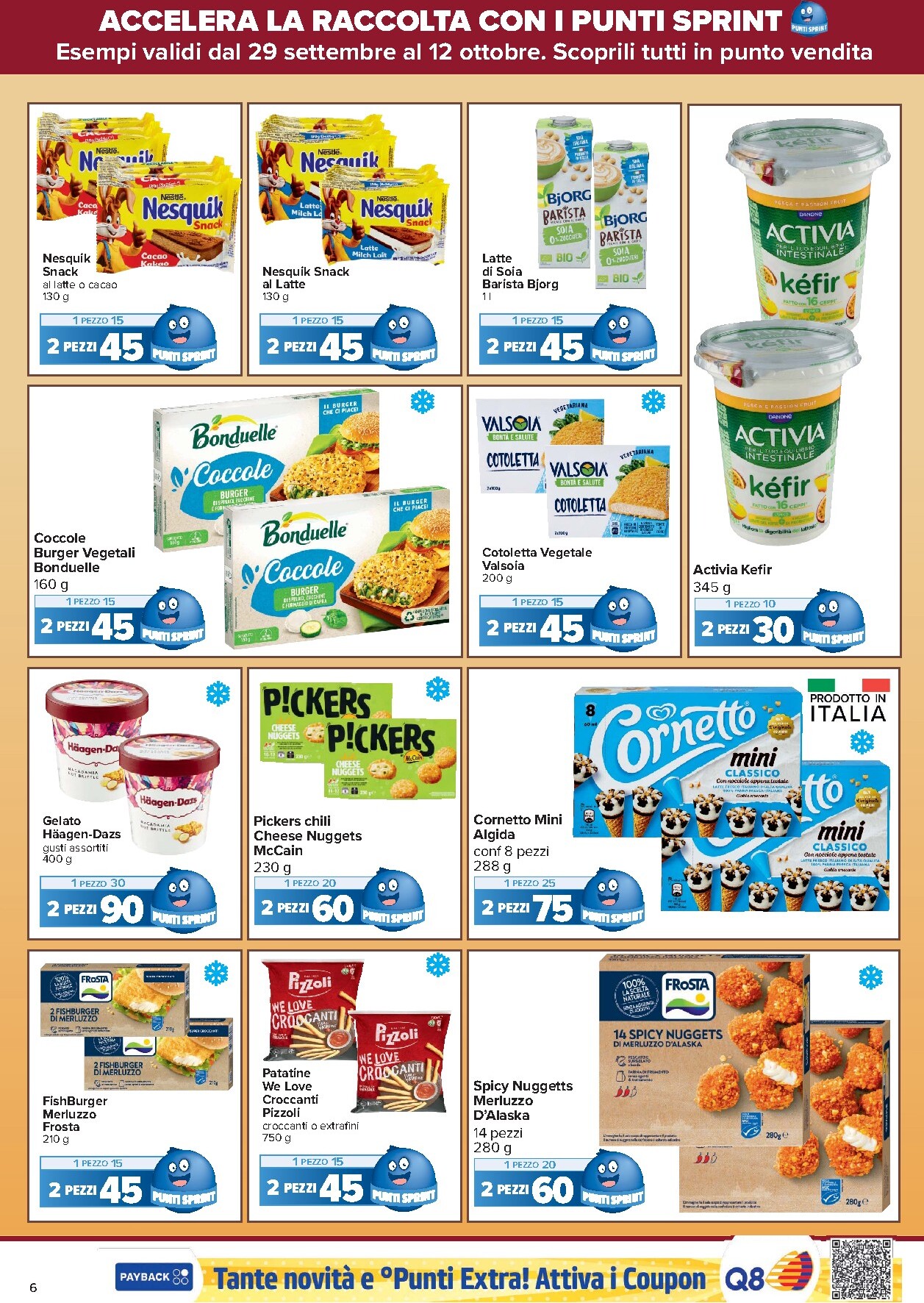 carrefour - Volantino Carrefour - Punti Sprint Payback per la prossima settimana dal martedì 29/09/2026 al lunedì 12/10/2026 - page: 6