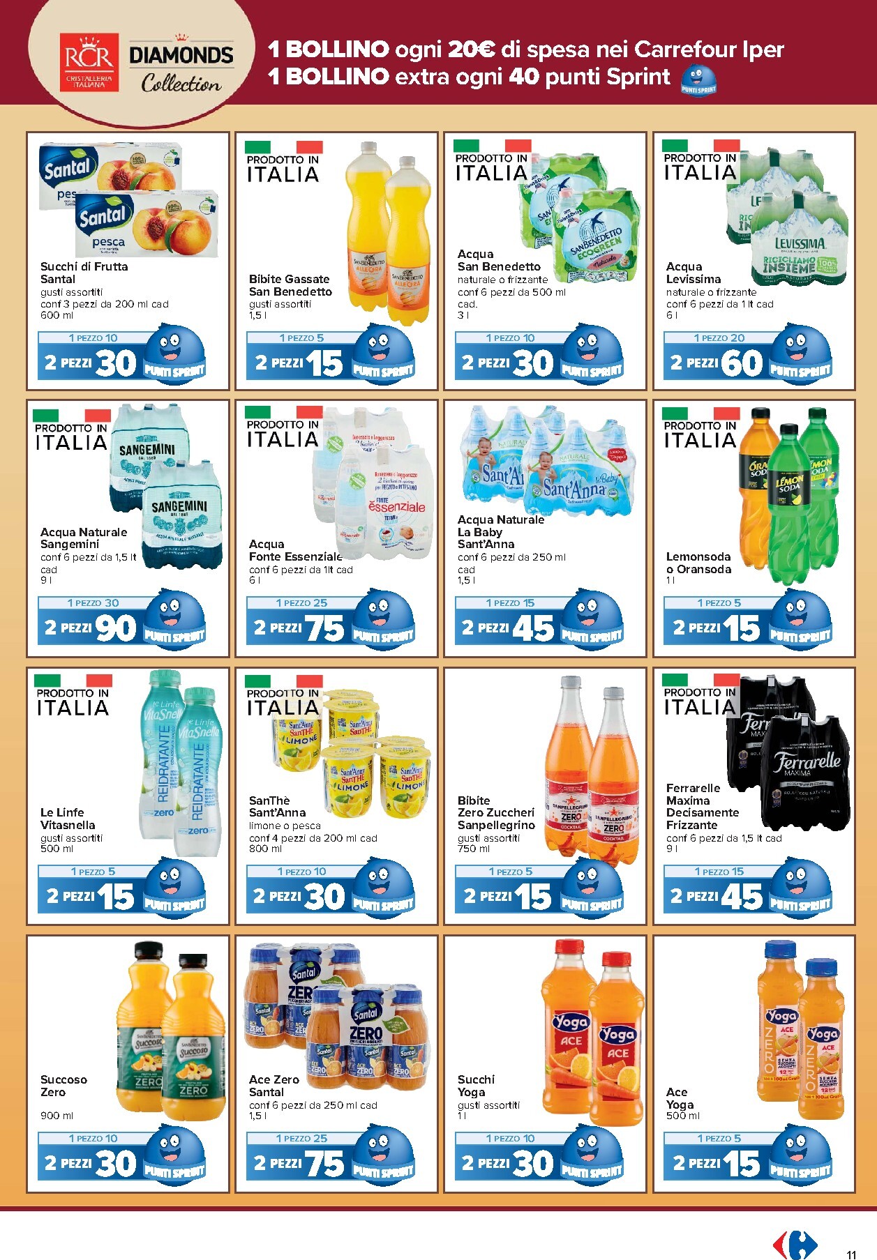 carrefour - Volantino Carrefour - Punti Sprint Payback per la prossima settimana dal martedì 29/09/2026 al lunedì 12/10/2026 - page: 11