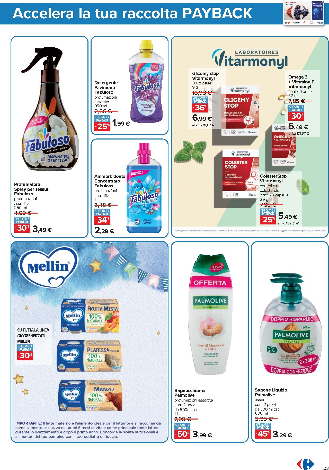 carrefour - Volantino Carrefour - Punti Sprint Payback per la prossima settimana dal martedì 29/09/2026 al lunedì 12/10/2026 - page: 23