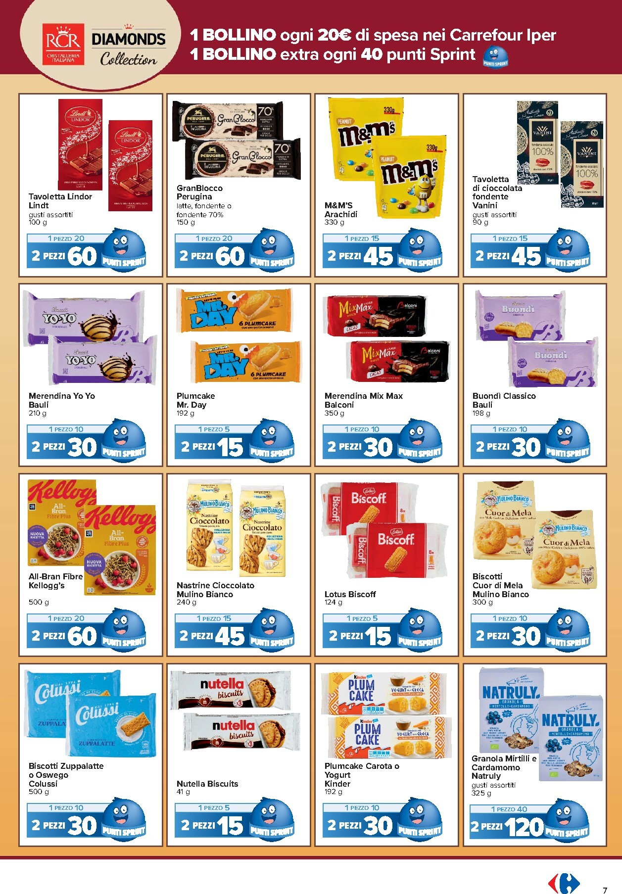 carrefour - Volantino Carrefour - Punti Sprint Payback per la prossima settimana dal martedì 29/09/2026 al lunedì 12/10/2026 - page: 7