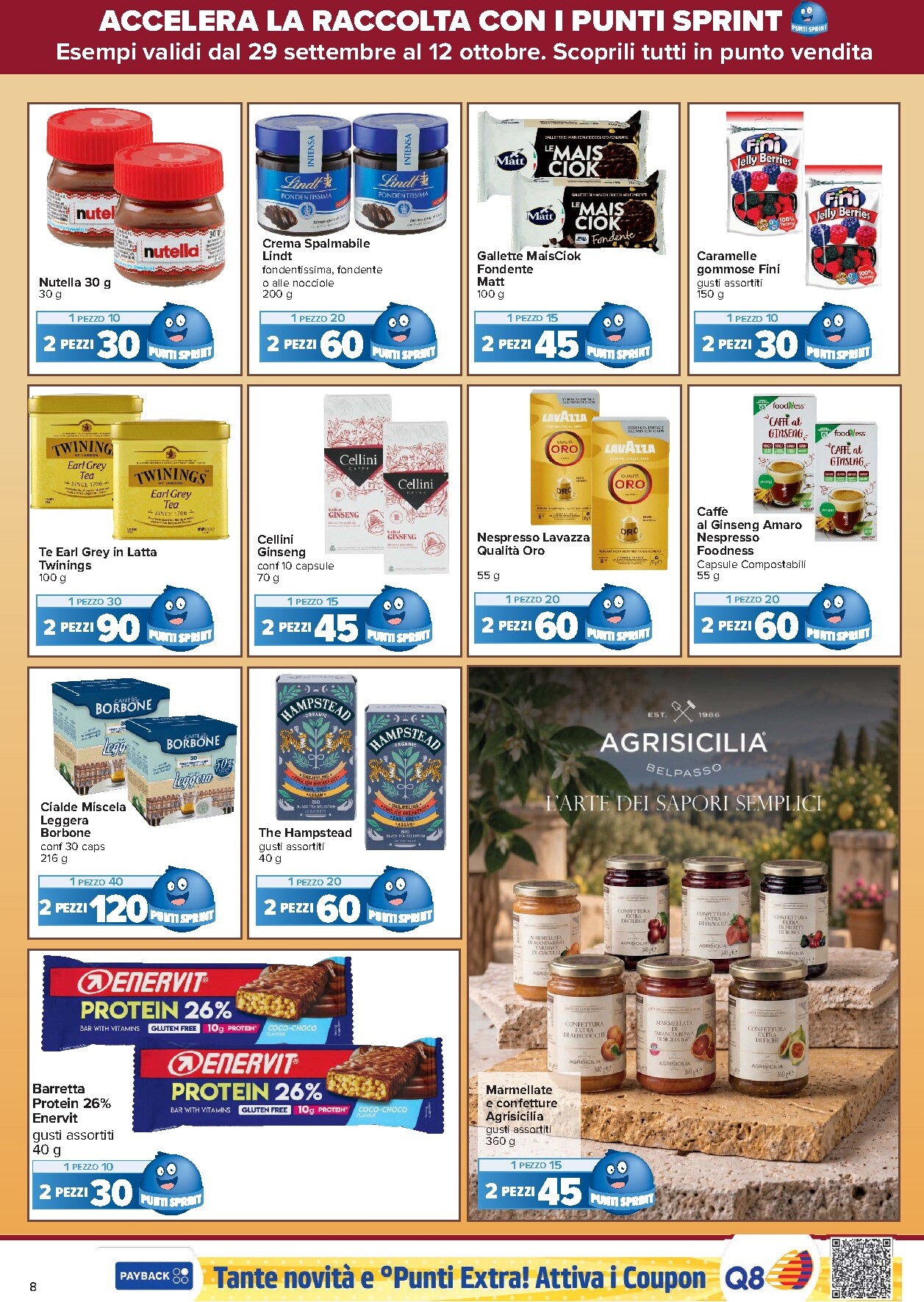 carrefour - Volantino Carrefour - Punti Sprint Payback per la prossima settimana dal martedì 29/09/2026 al lunedì 12/10/2026 - page: 8