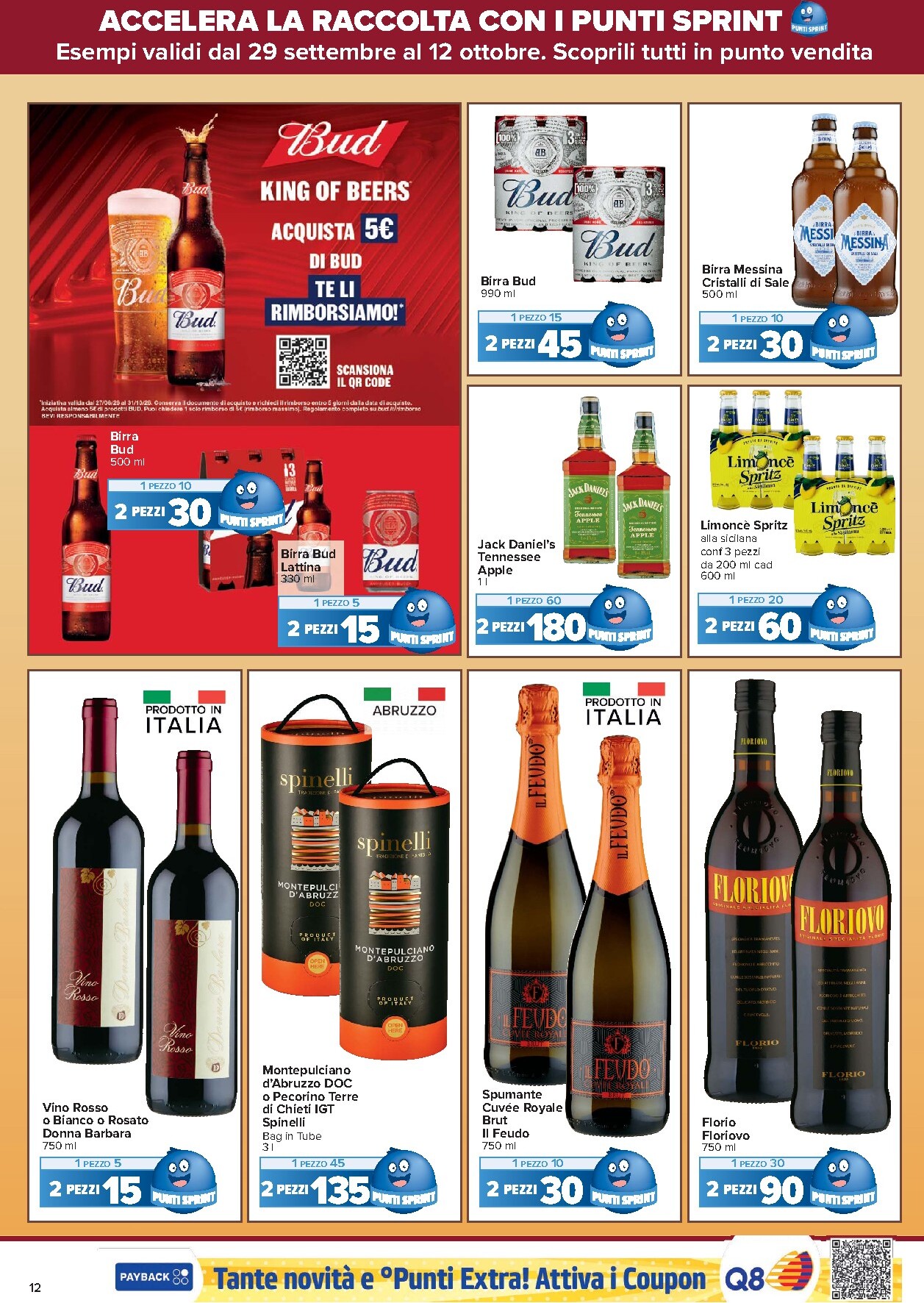 carrefour - Volantino Carrefour - Punti Sprint Payback per la prossima settimana dal martedì 29/09/2026 al lunedì 12/10/2026 - page: 12