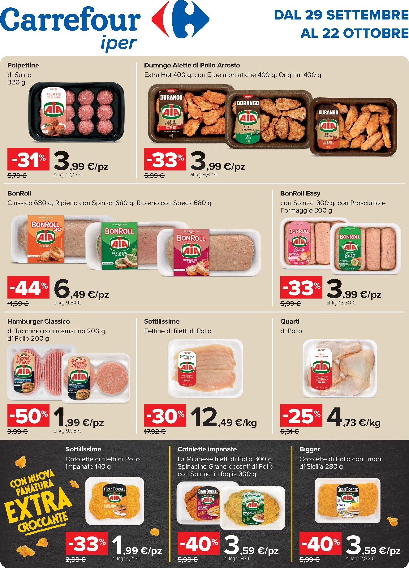 carrefour - Volantino Carrefour - Speciale Aia per la prossima settimana dal martedì 29/09/2026 al domenica 15/11/2026