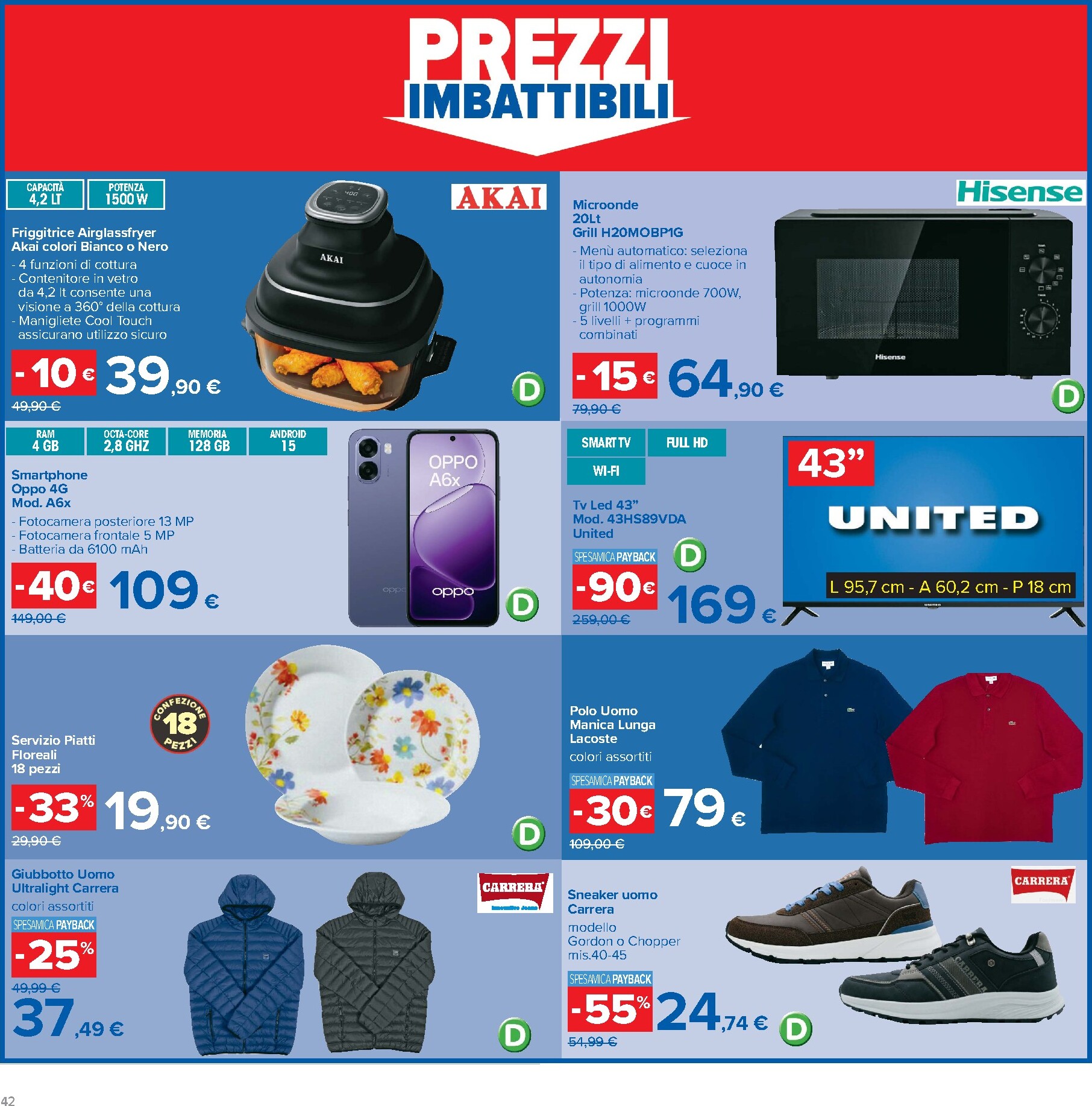 carrefour - Volantino Carrefour per la prossima settimana dal martedì 29/09/2026 al lunedì 12/10/2026 - page: 42