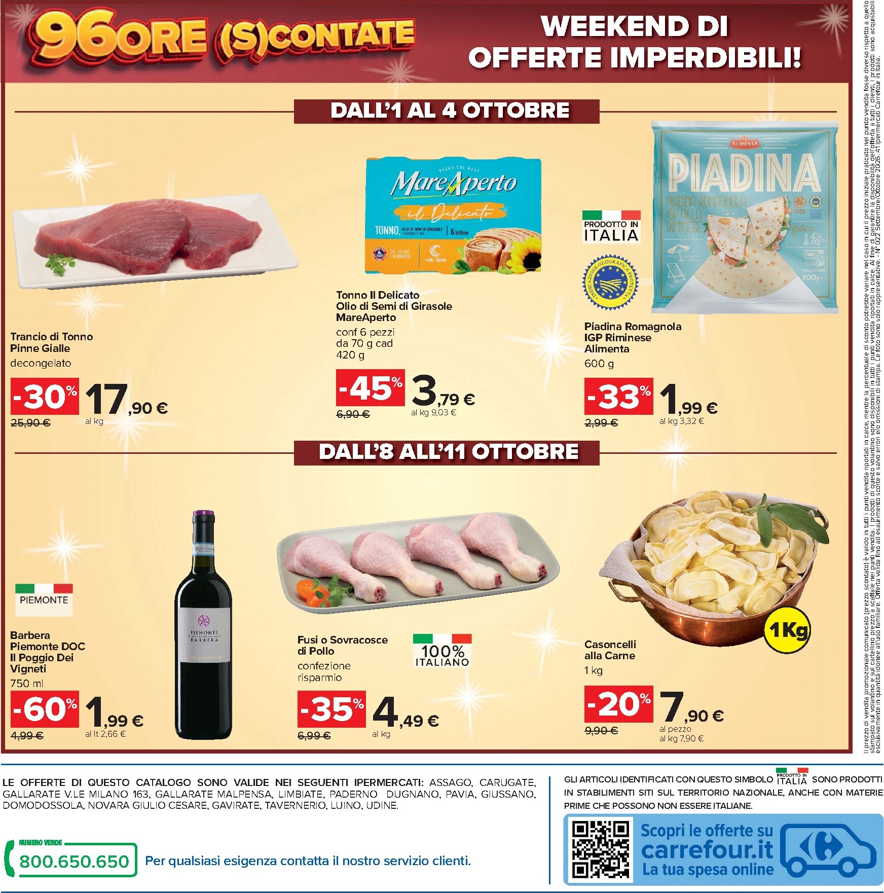carrefour - Volantino Carrefour per la prossima settimana dal martedì 29/09/2026 al lunedì 12/10/2026 - page: 48