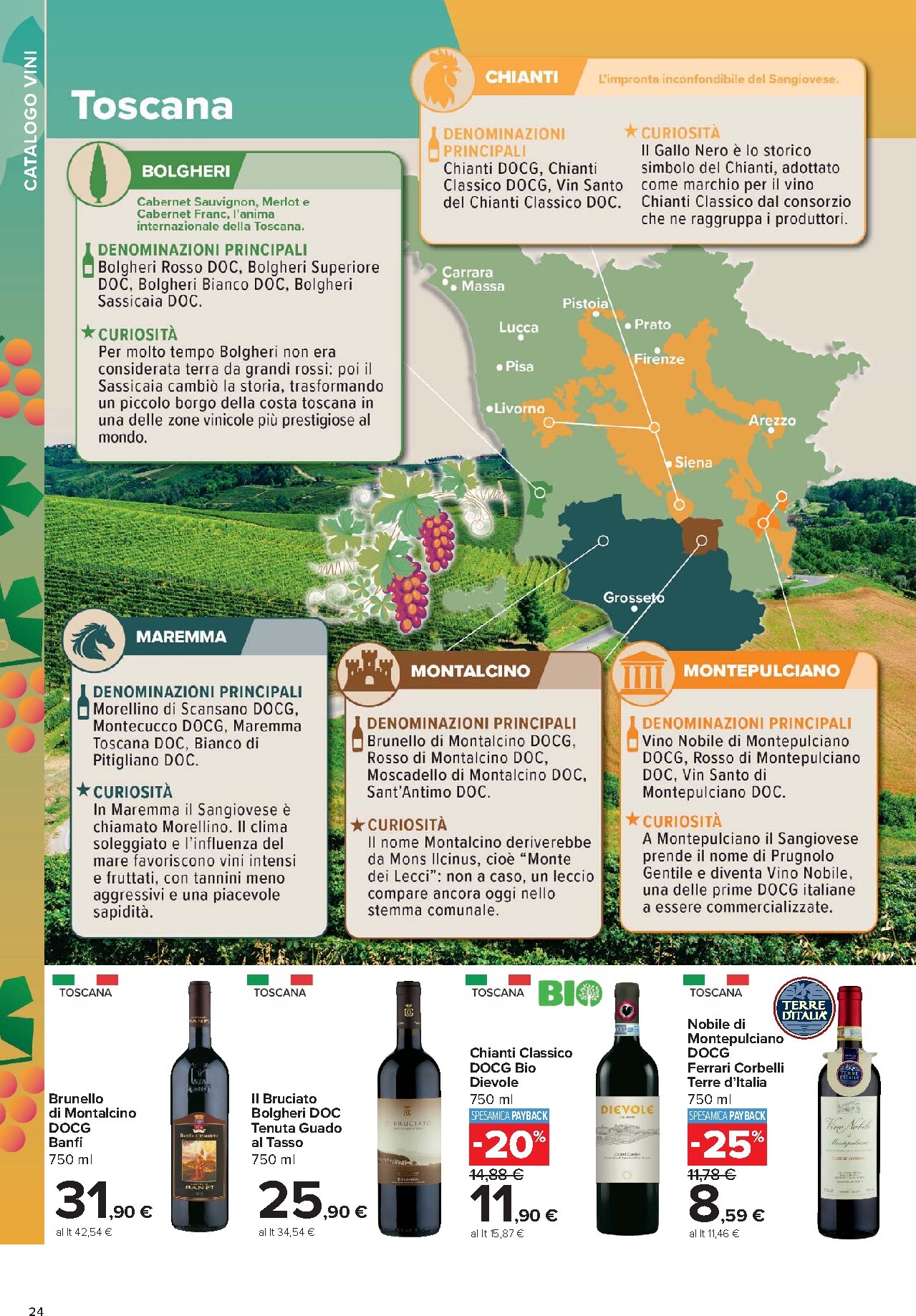 carrefour - Volantino Carrefour - Catalogo vini per la prossima settimana dal lunedì 05/10/2026 al domenica 08/11/2026 - page: 24