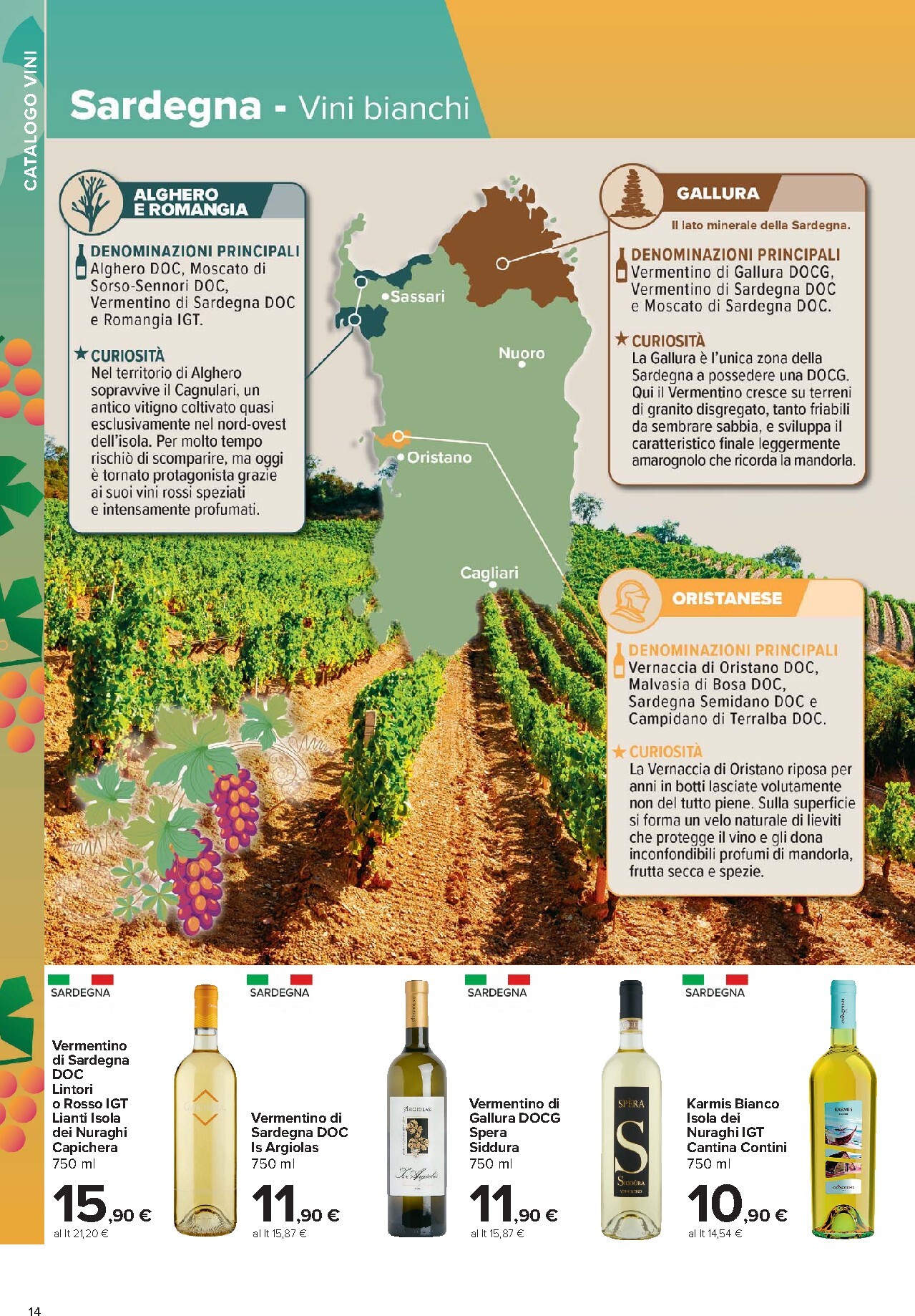 carrefour - Volantino Carrefour - Catalogo vini per la prossima settimana dal lunedì 05/10/2026 al domenica 08/11/2026 - page: 14