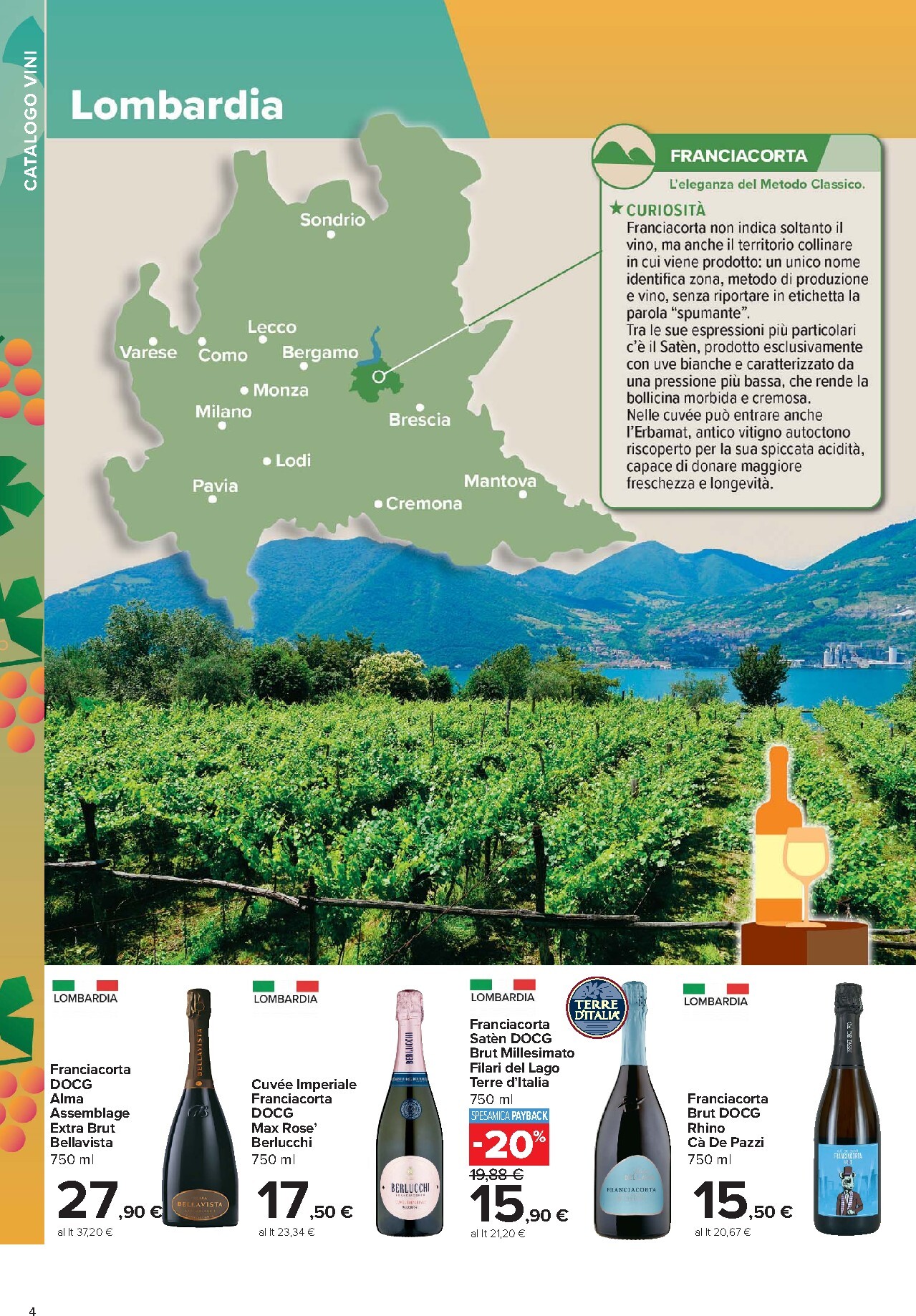 carrefour - Volantino Carrefour - Catalogo vini per la prossima settimana dal lunedì 05/10/2026 al domenica 08/11/2026 - page: 4