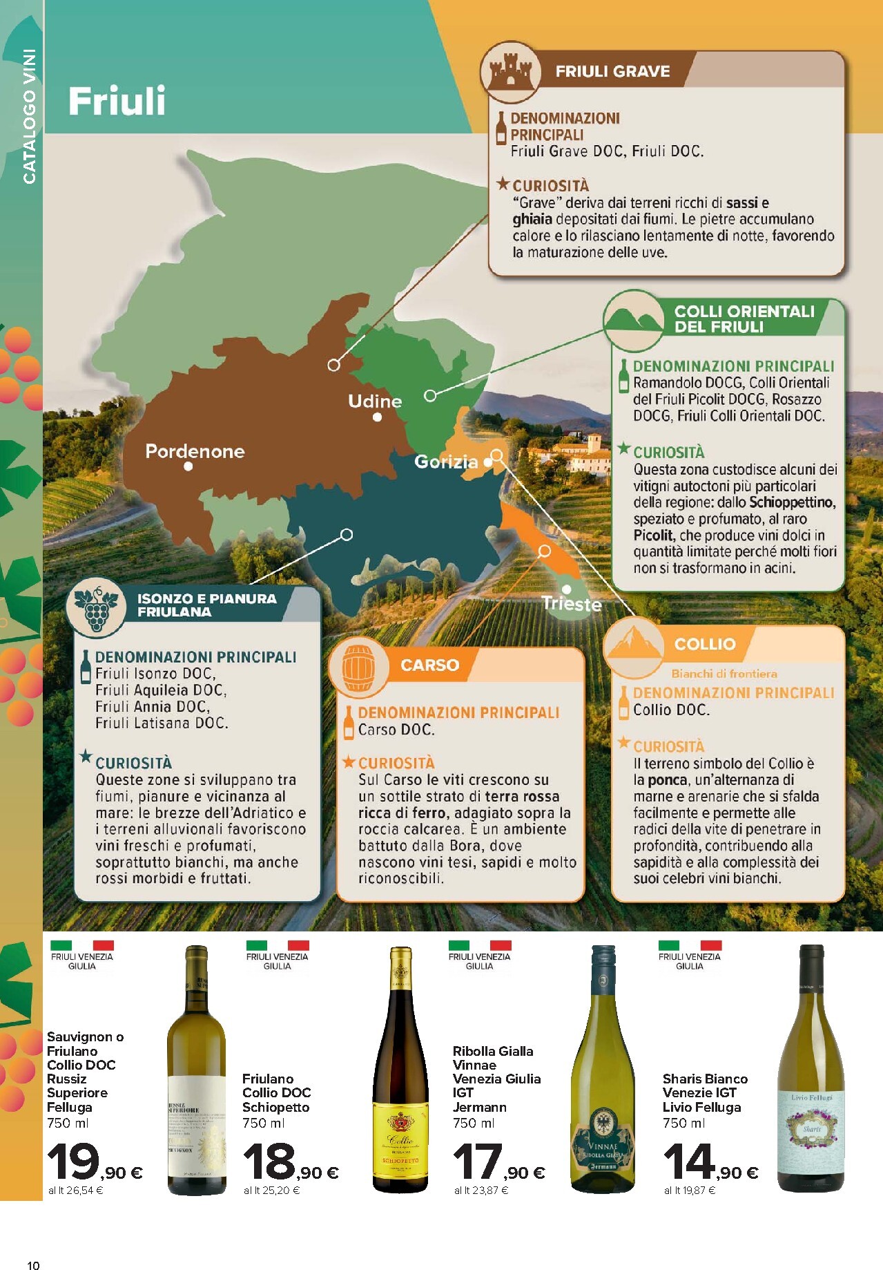 carrefour - Volantino Carrefour - Catalogo vini per la prossima settimana dal lunedì 05/10/2026 al domenica 08/11/2026 - page: 10