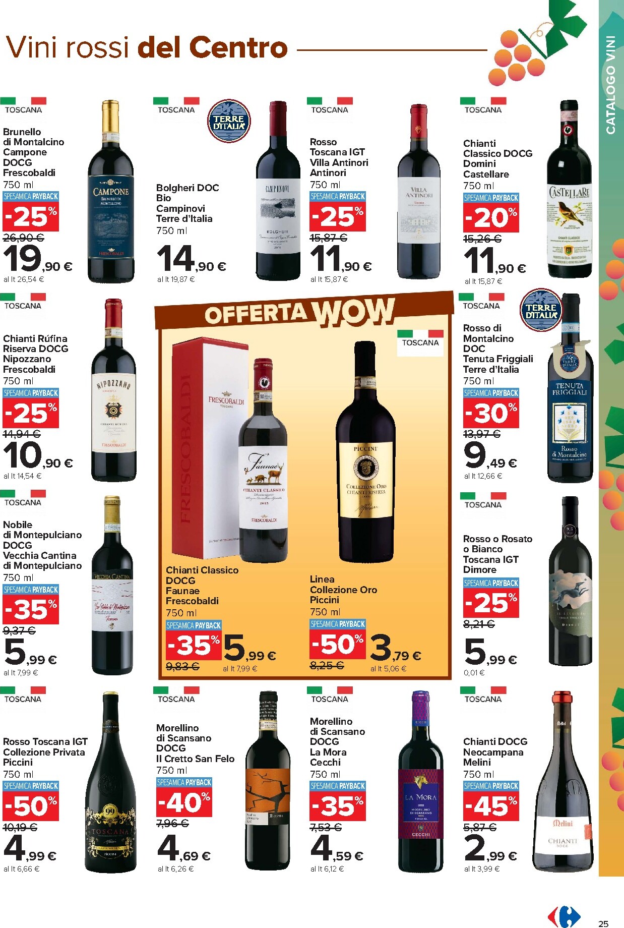 carrefour - Volantino Carrefour - Catalogo vini per la prossima settimana dal lunedì 05/10/2026 al domenica 08/11/2026 - page: 25