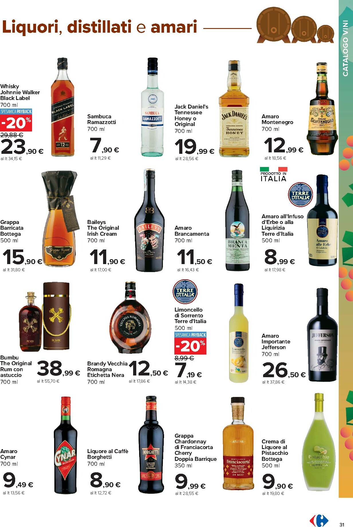 carrefour - Volantino Carrefour - Catalogo vini per la prossima settimana dal lunedì 05/10/2026 al domenica 08/11/2026 - page: 31