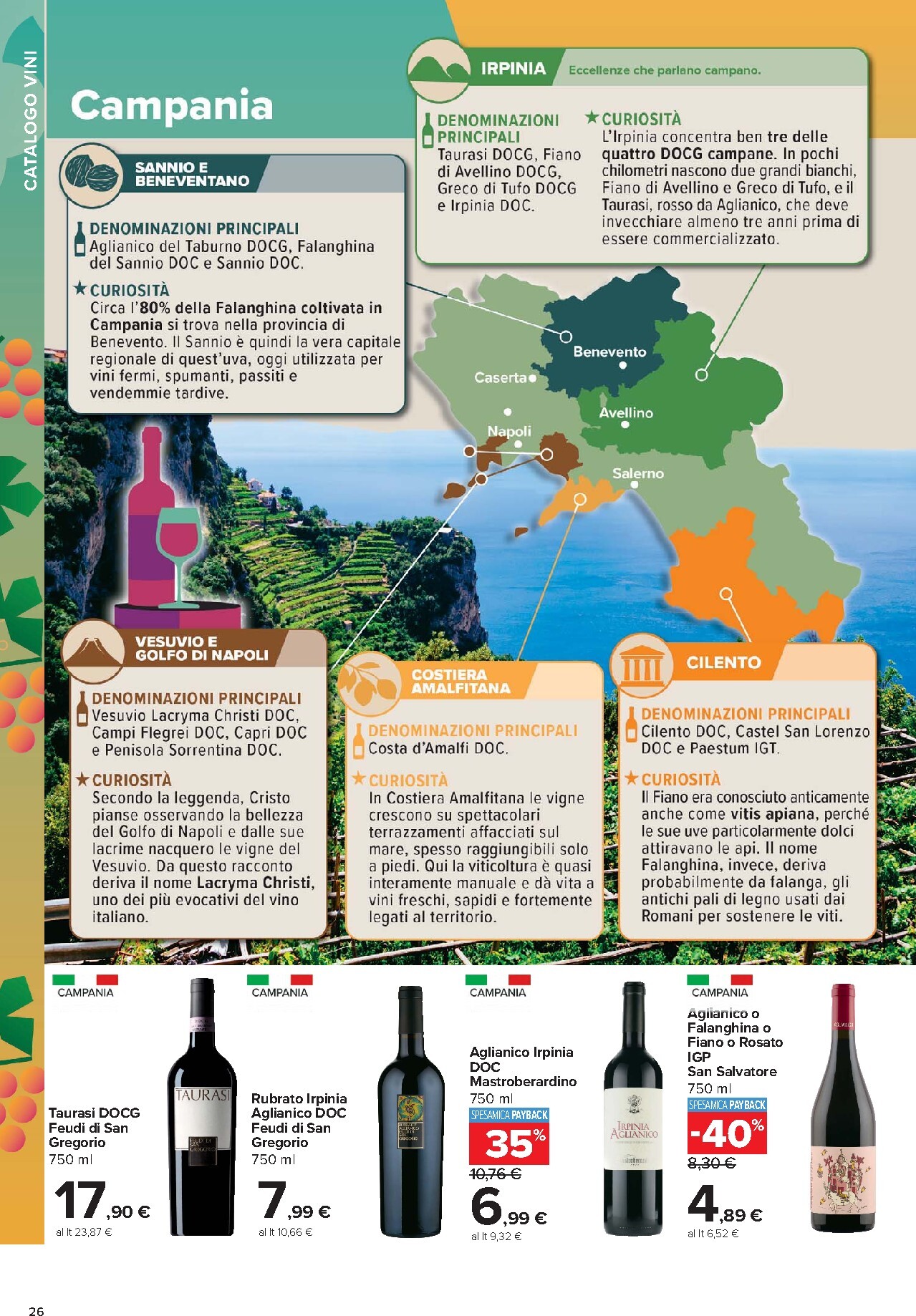 carrefour - Volantino Carrefour - Catalogo vini per la prossima settimana dal lunedì 05/10/2026 al domenica 08/11/2026 - page: 26
