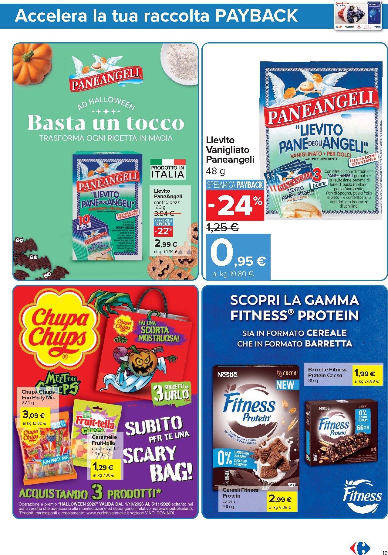 carrefour - Volantino attuale di Carrefour - Punti Sprint Payback valido dal martedì 13/10/2026 al domenica 25/10/2026 - page: 19